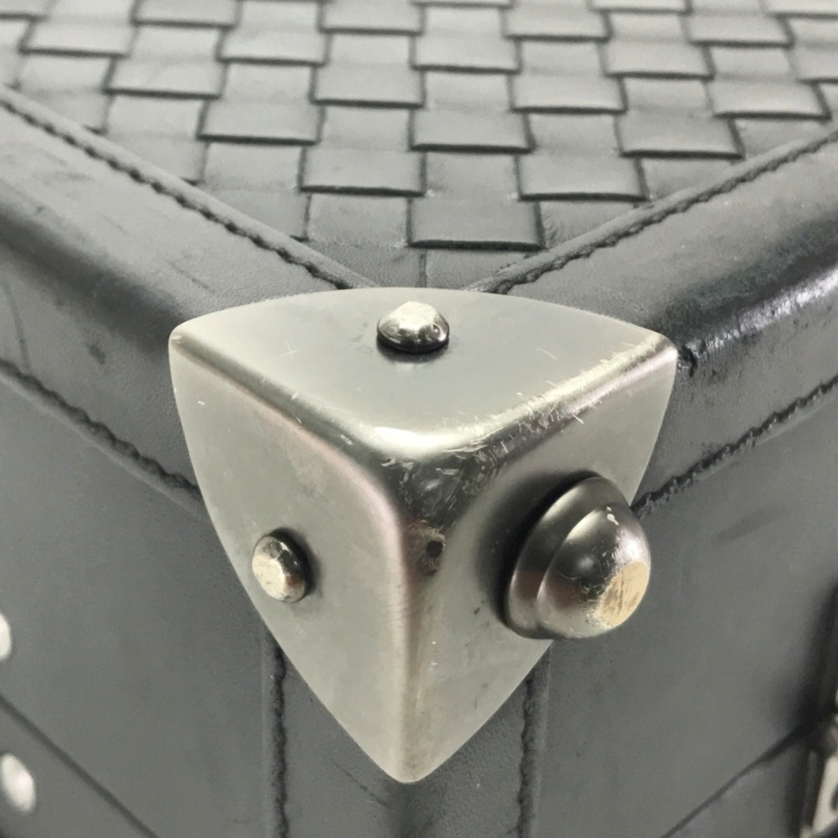 Bottega Veneta Black Leather Briefcase (Pre-Owned)