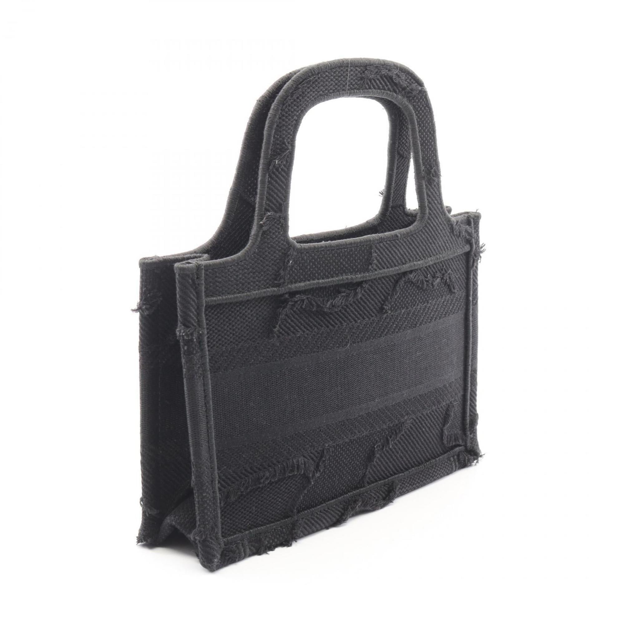 Christian Dior Black Canvas Handbag (Pre-Owned)