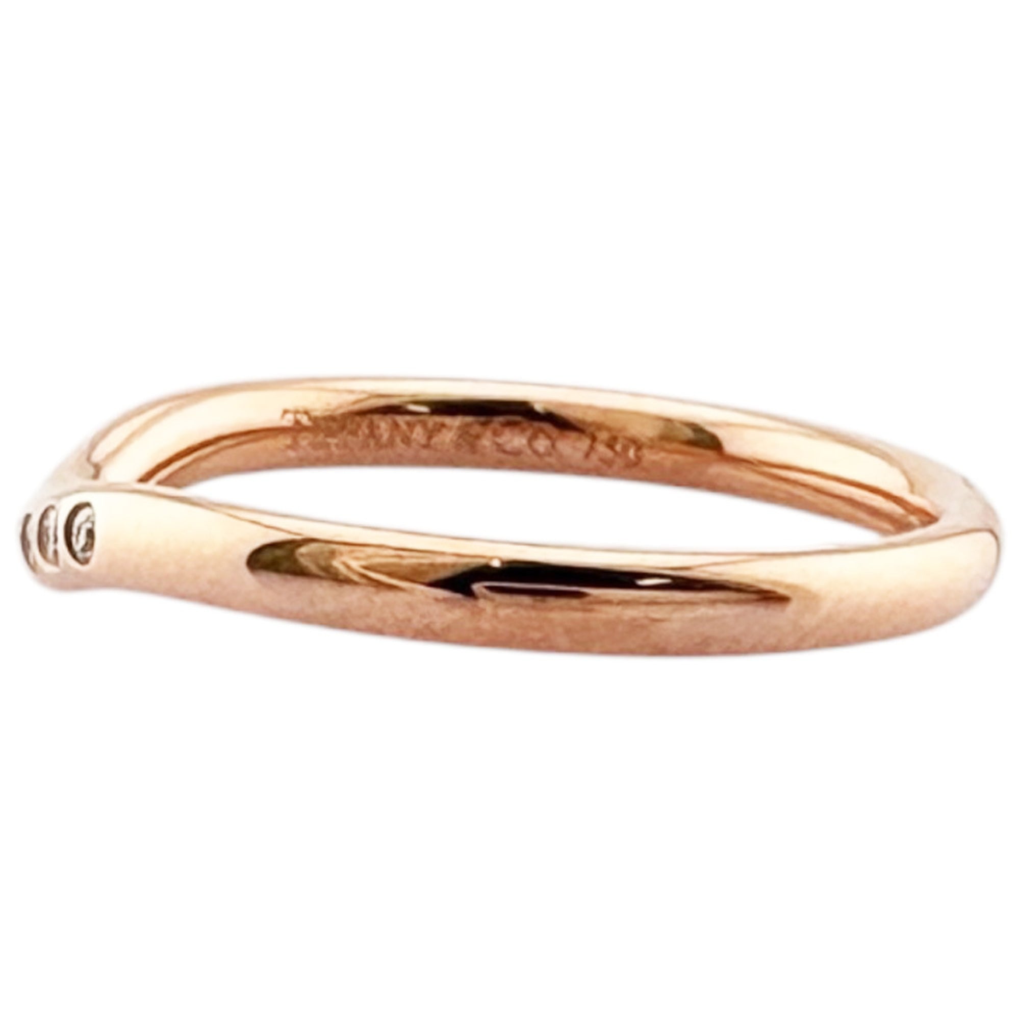 Tiffany Gold Pink Gold Pink Gold (18K) Band Ring (Pre-Owned)
