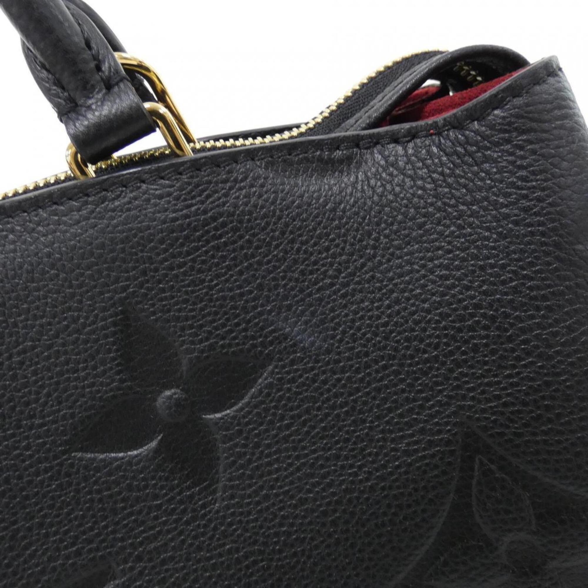 Louis Vuitton Monogram Empreinte Black Leather Handbag (Pre-Owned)