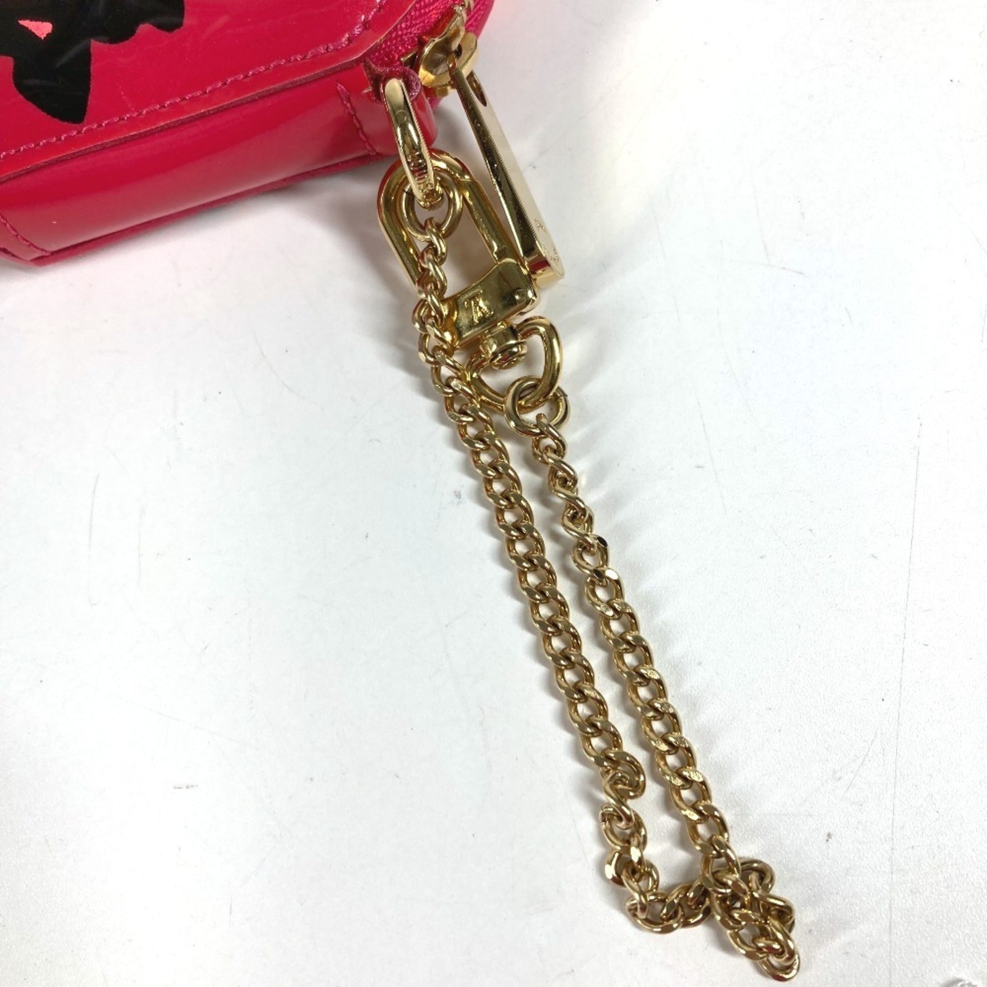 Louis Vuitton Monogram Vernis Pink Monogram Vernis Coin Purse/Coin Case (Pre-Owned)