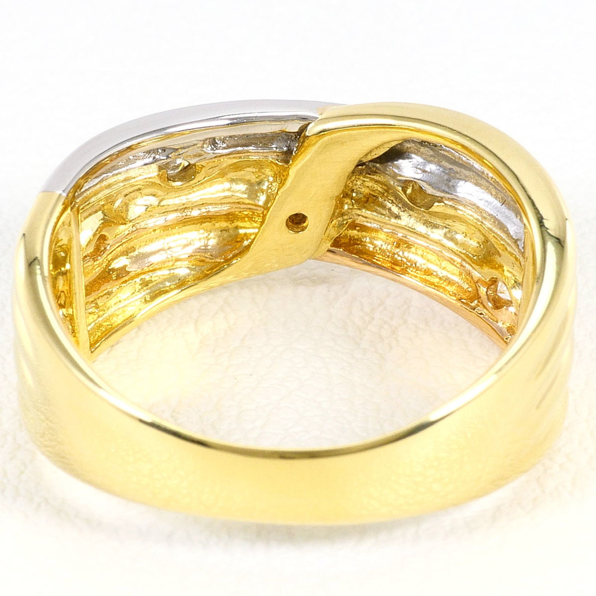 Unbranded Pink Gold Platinum Yellow Gold Yellow Gold (18K) Pink Gold (18K) Platinum 900 Band Ring (Pre-Owned)
