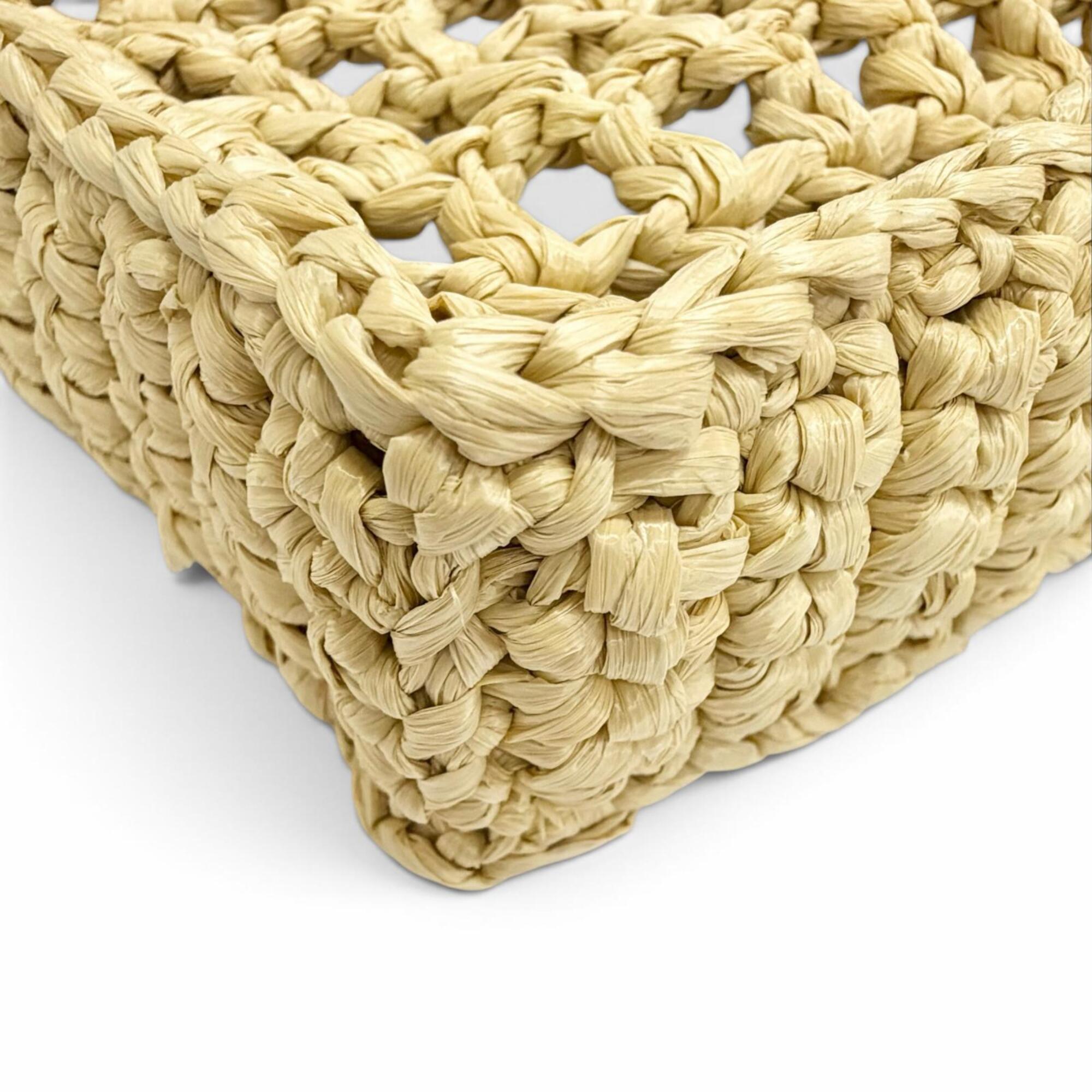 Prada Raffia Tote Bag (Pre-Owned)