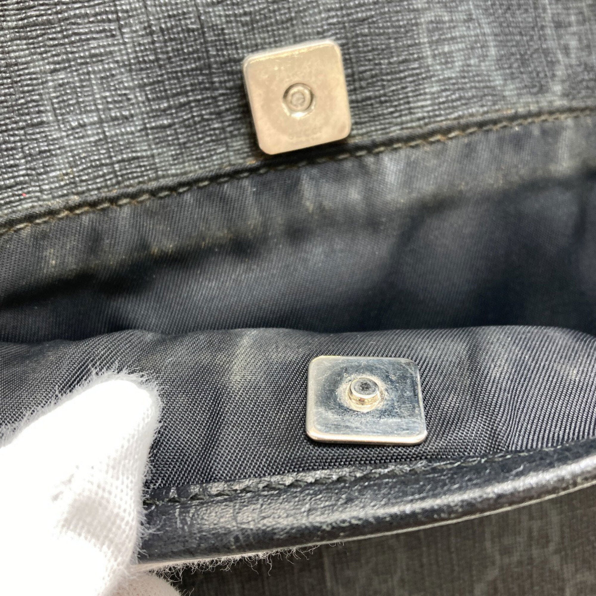 Gucci Black Pvc Shoulder Bag (Pre-Owned)