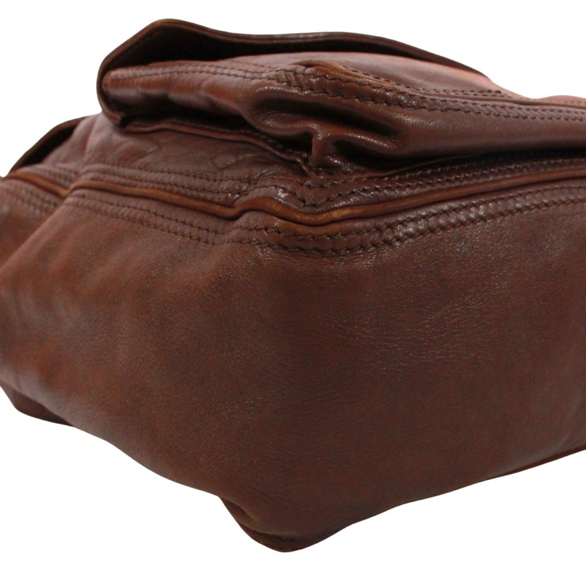 Bottega Veneta Brown Leather Backpack (Pre-Owned)