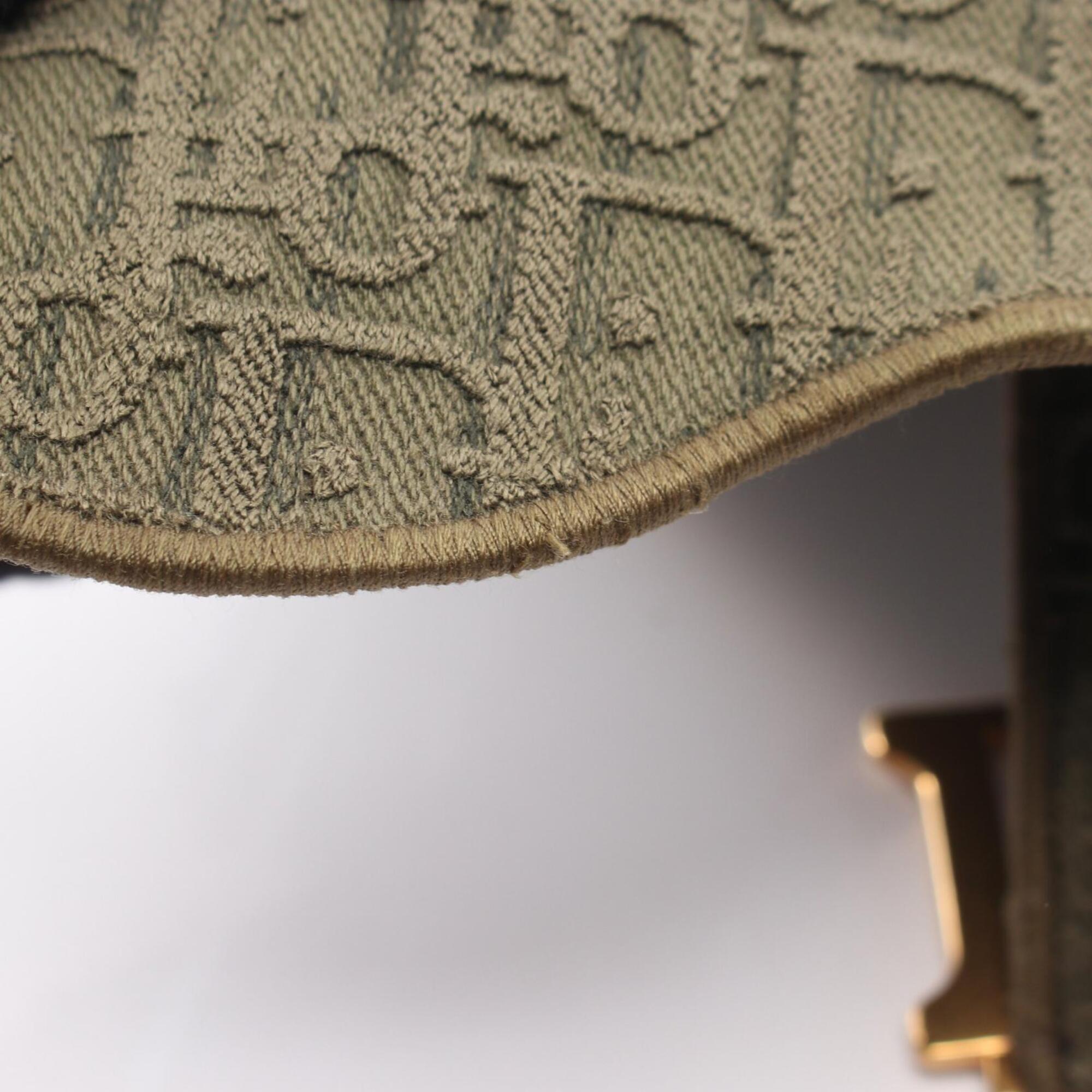 Christian Dior Khaki Leather Fanny Pack Saddle Bag (Pre-Owned)