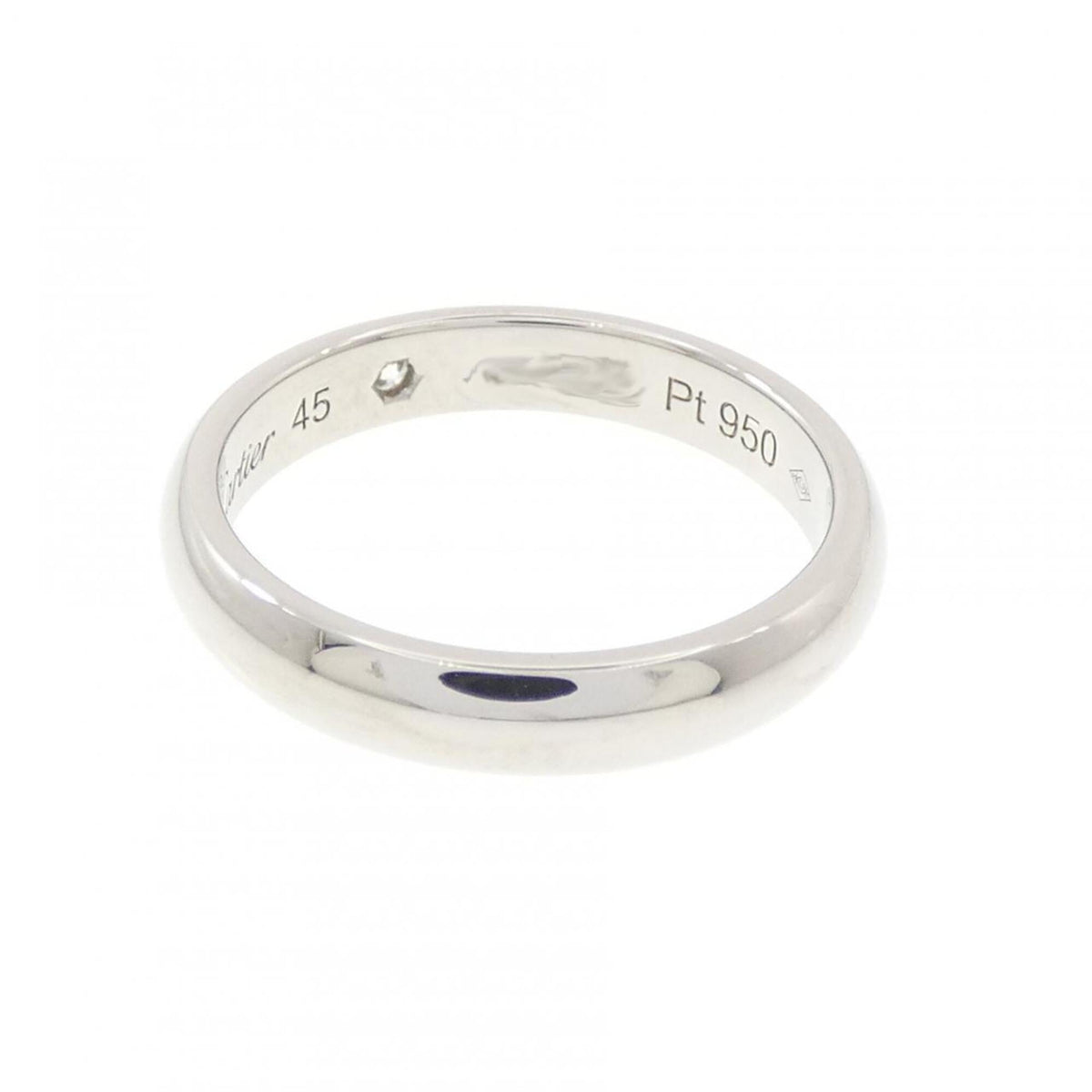 Cartier Platinum 950 Band Ring (Pre-Owned)