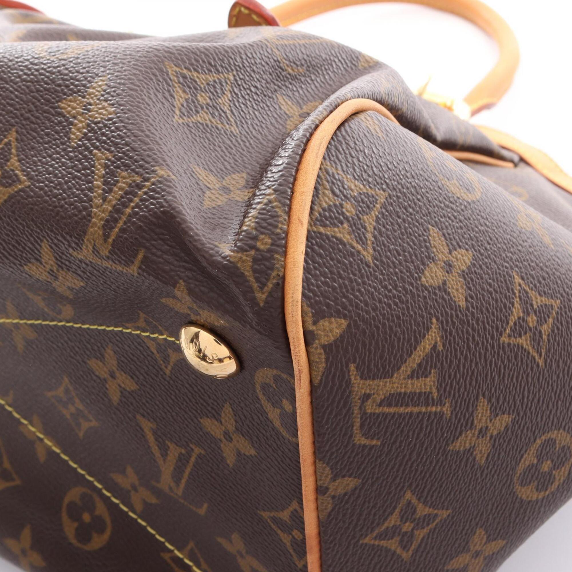 Louis Vuitton Brown Coated Canvas Leather Handbag (Pre-Owned)
