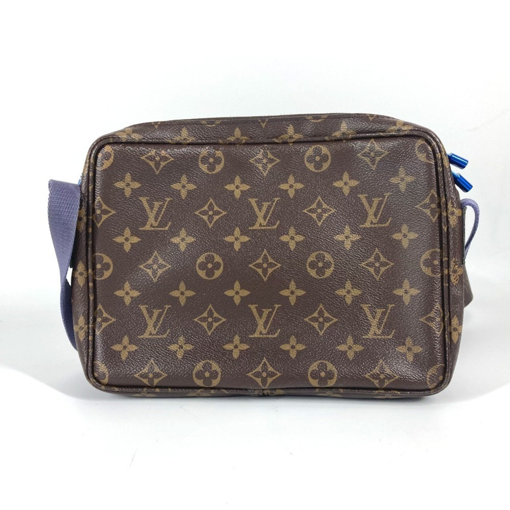 Louis Vuitton Monogram Blue Brown Monogram Shoulder Bag (Pre-Owned)