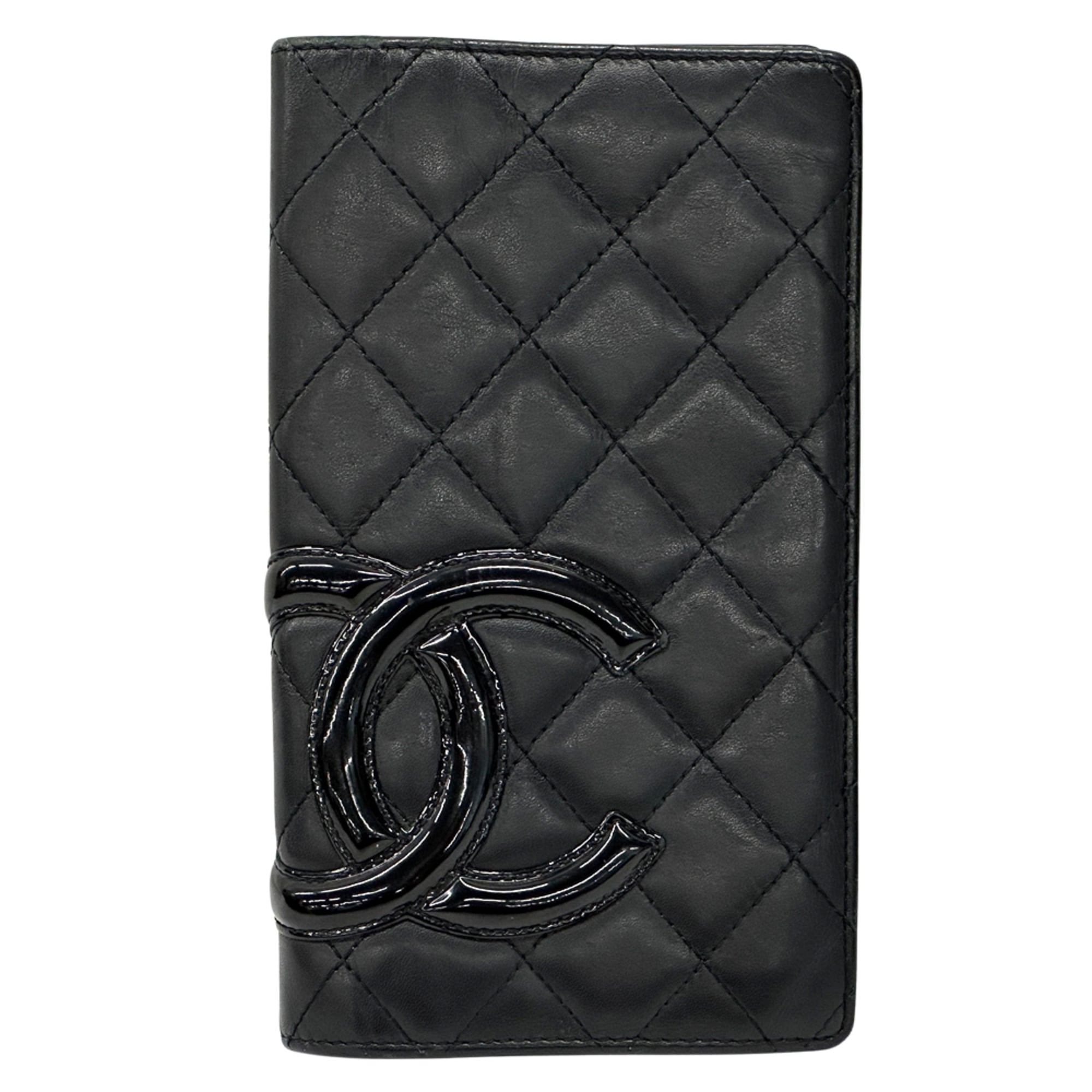 Chanel Black Long Wallet (Bi-Fold) (Pre-Owned)