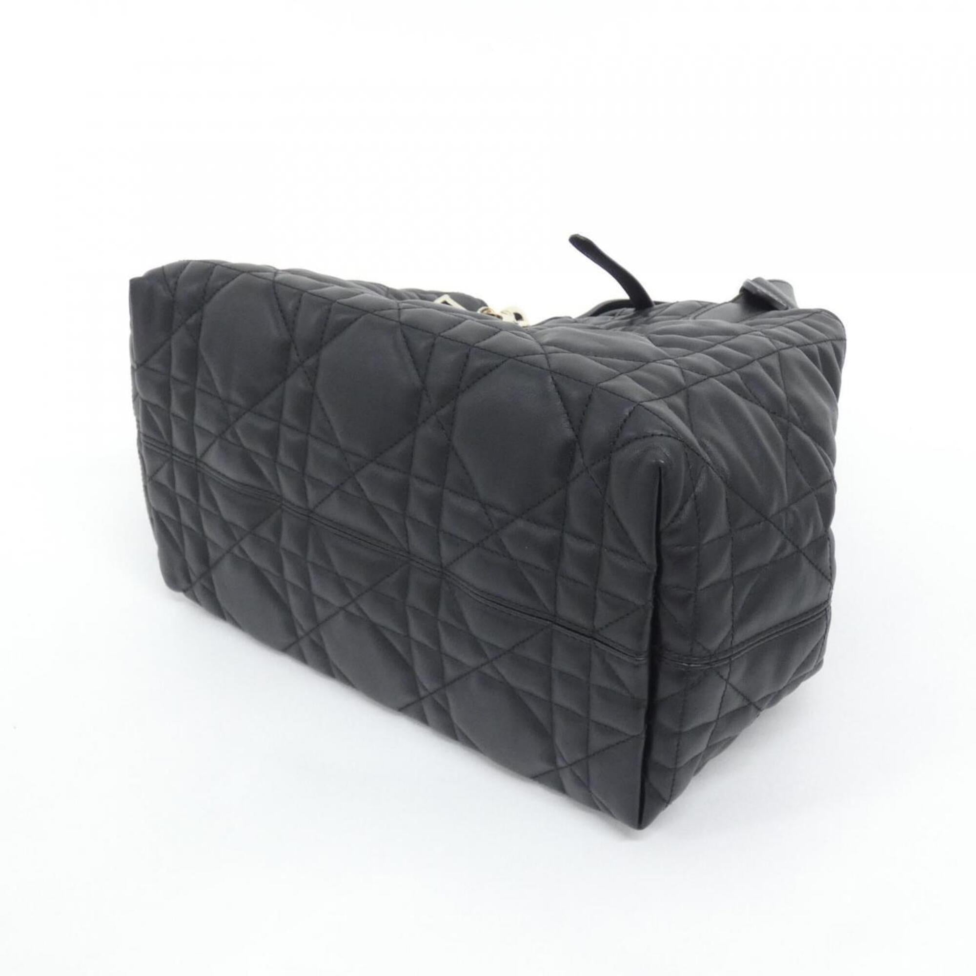 Christian Dior Black Leather Handbag (Pre-Owned)