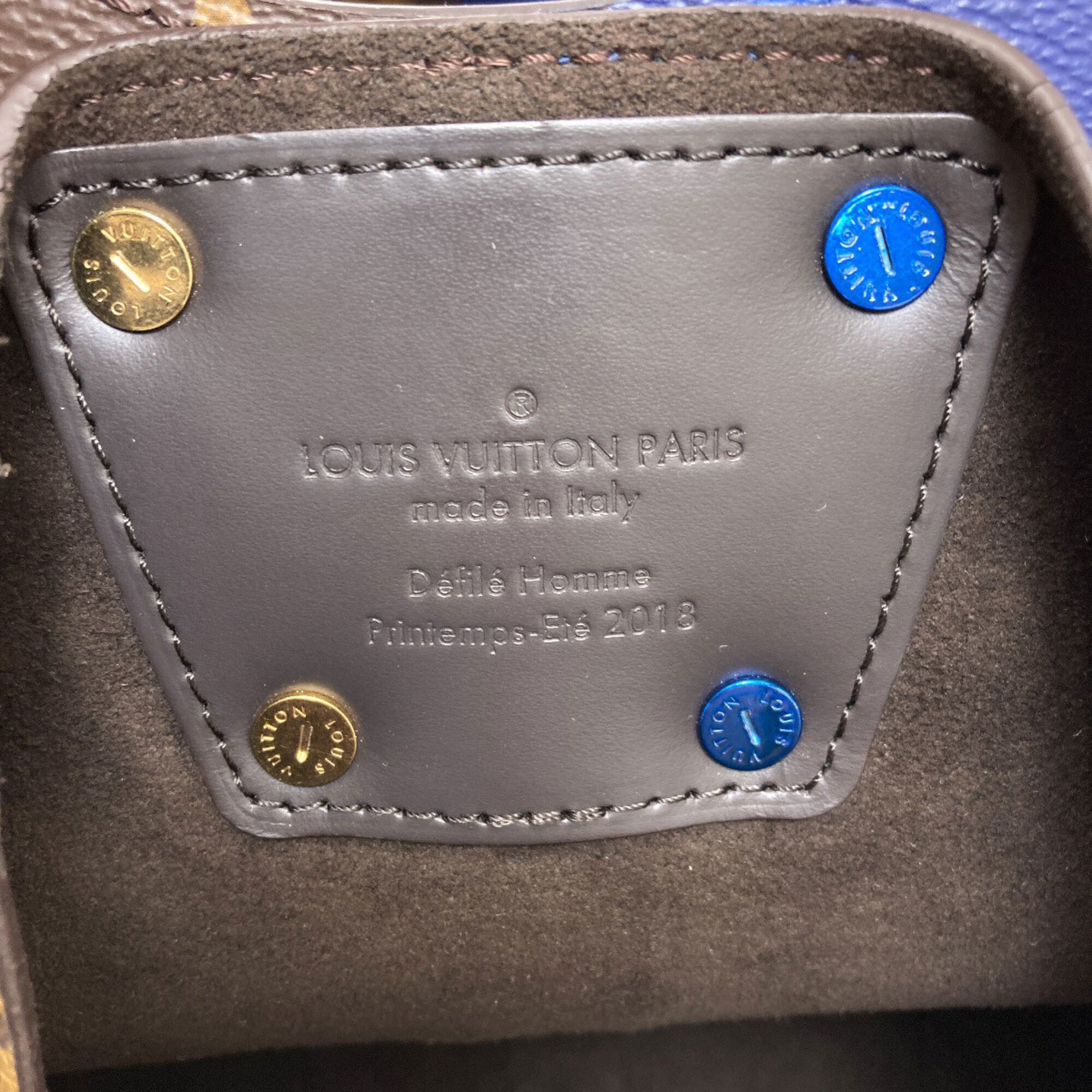 Louis Vuitton Blue Monogram Monogram Handbag (Pre-Owned)