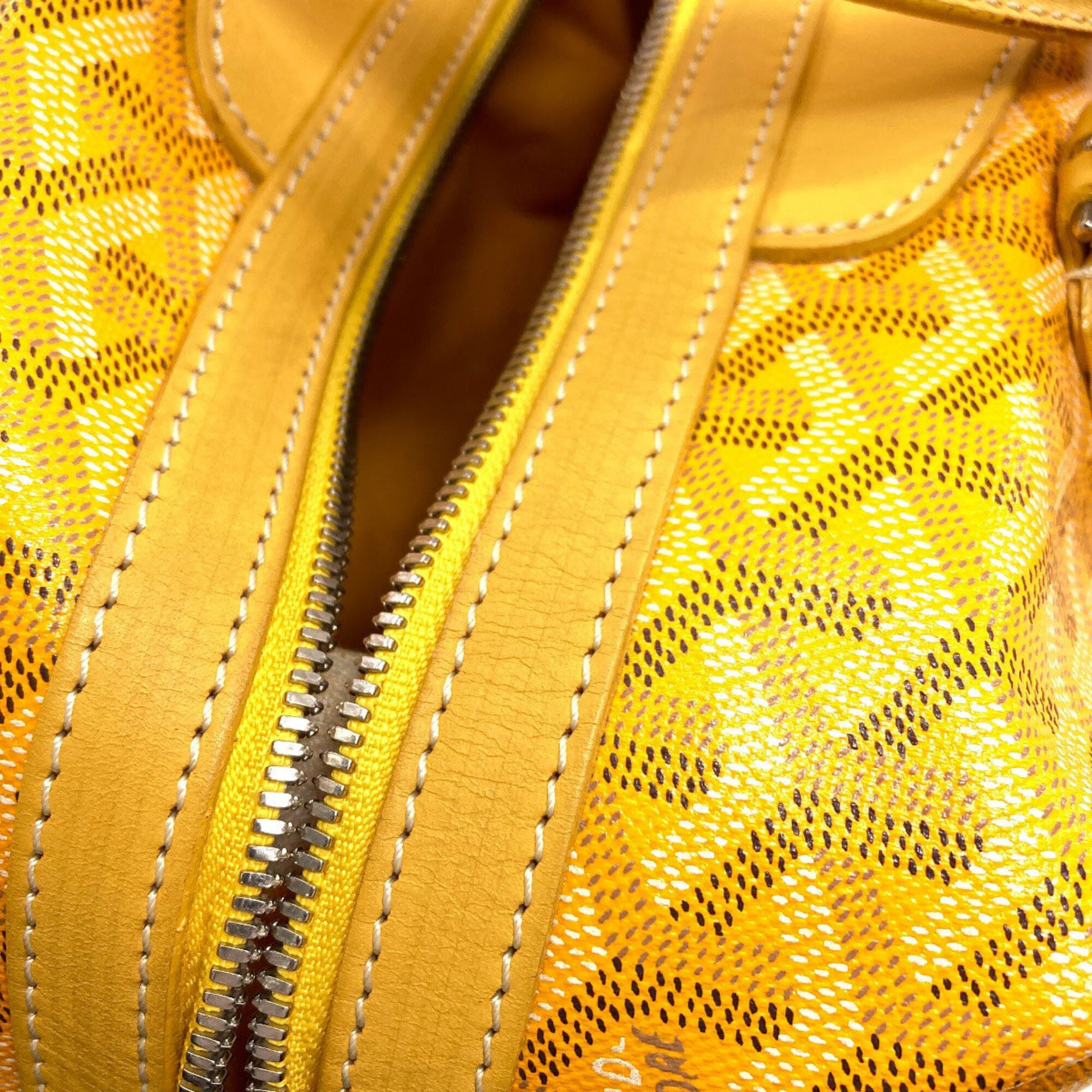 Goyard Yellow Pvc Boston Bag (Pre-Owned)