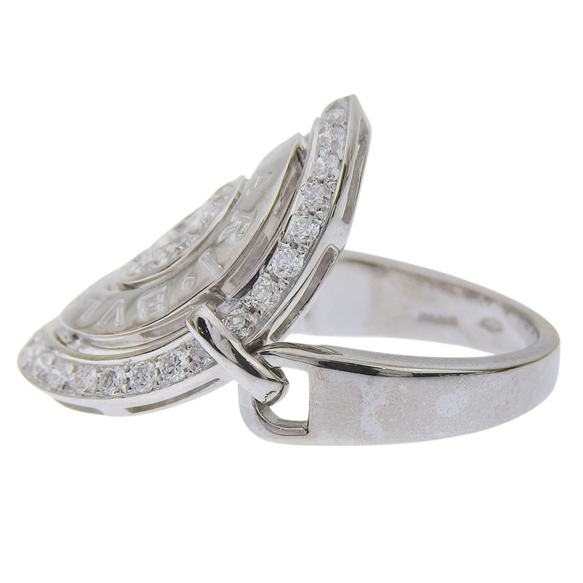 Bvlgari White Gold (18K) Band Ring (Pre-Owned)