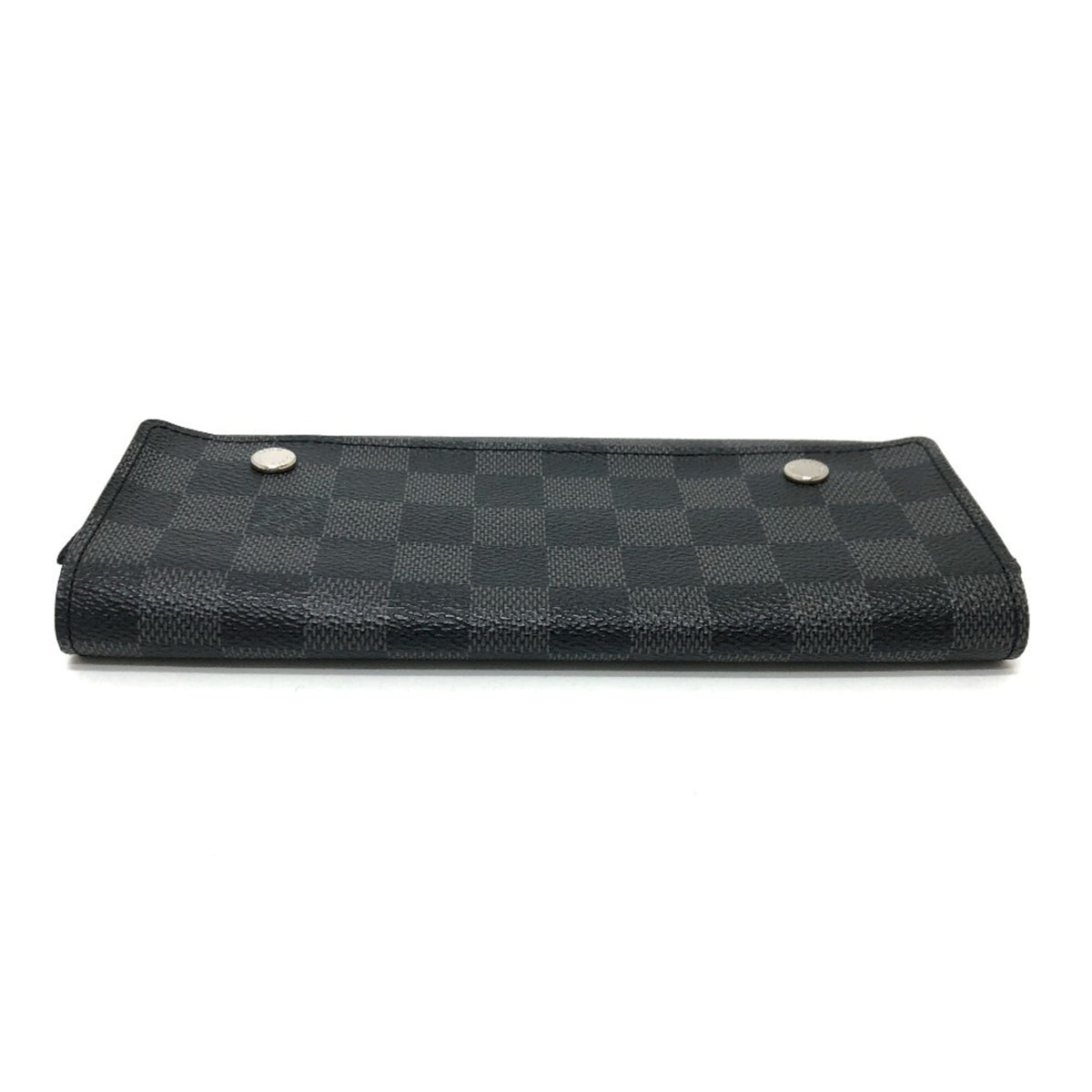 Louis Vuitton Black Damier Graphite Long Wallet (Bi-Fold) (Pre-Owned)