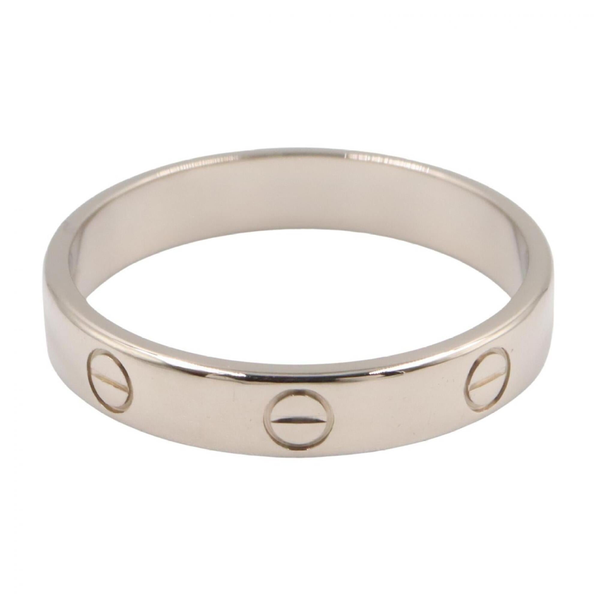 Cartier Silver White Gold (18K) Band Ring (Pre-Owned)