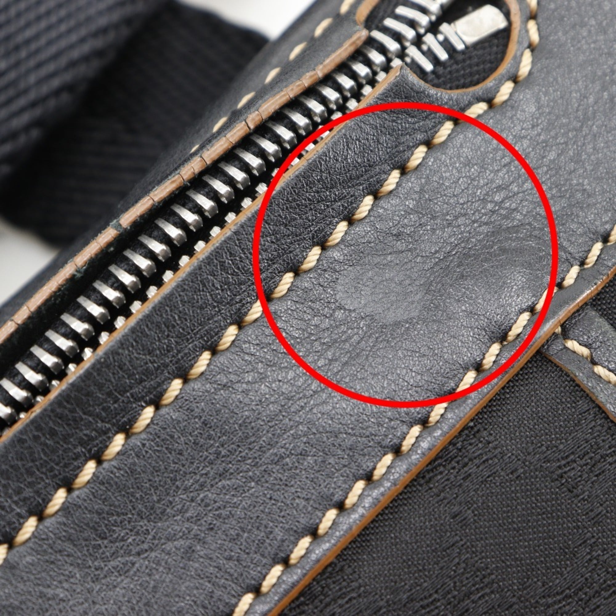 Celine Black Nylon Canvas Shoulder Bag (Pre-Owned)