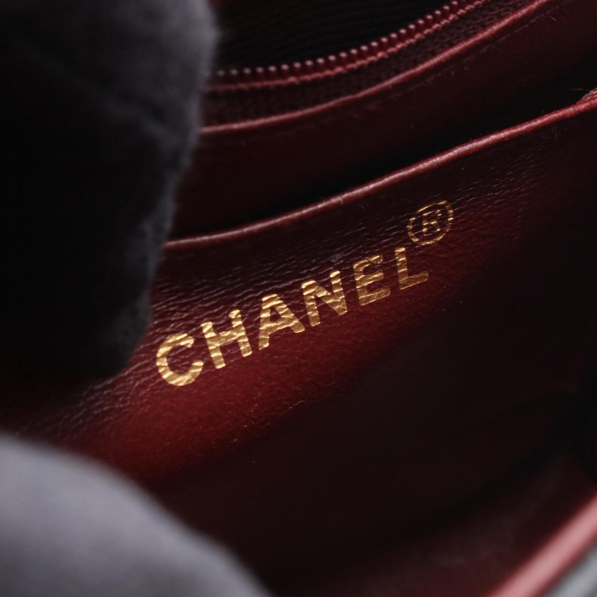 Chanel Black Leather Handbag Shoulder Bag (Pre-Owned)