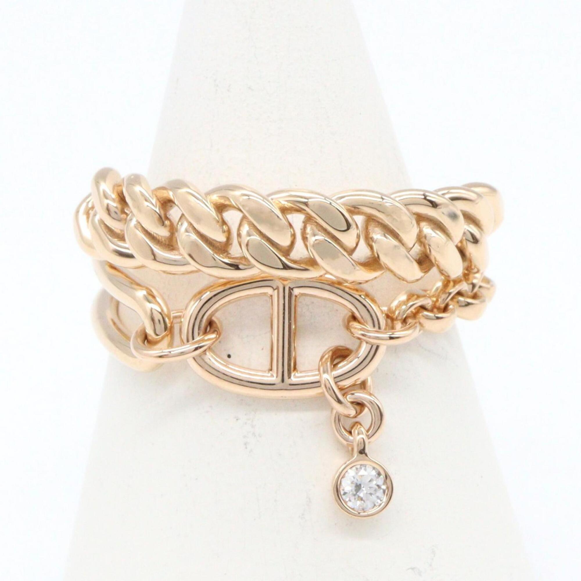Hermes Pink Gold Pink Gold (18K) Band Ring (Pre-Owned)