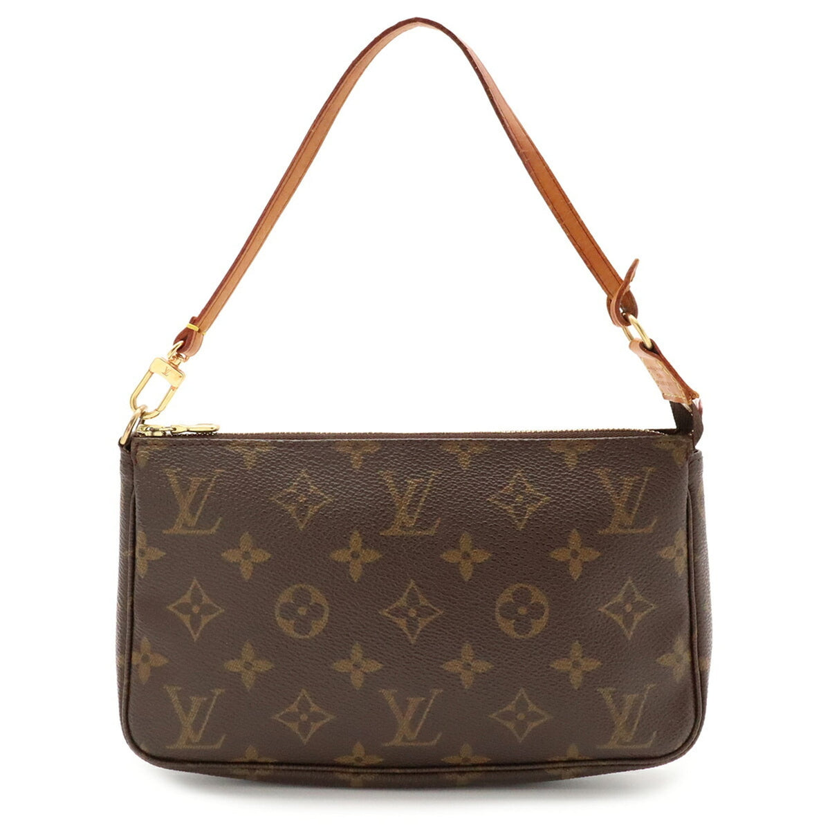 Louis Vuitton Brown Monogram Monogram Handbag Pochette Pouch (Pre-Owned)