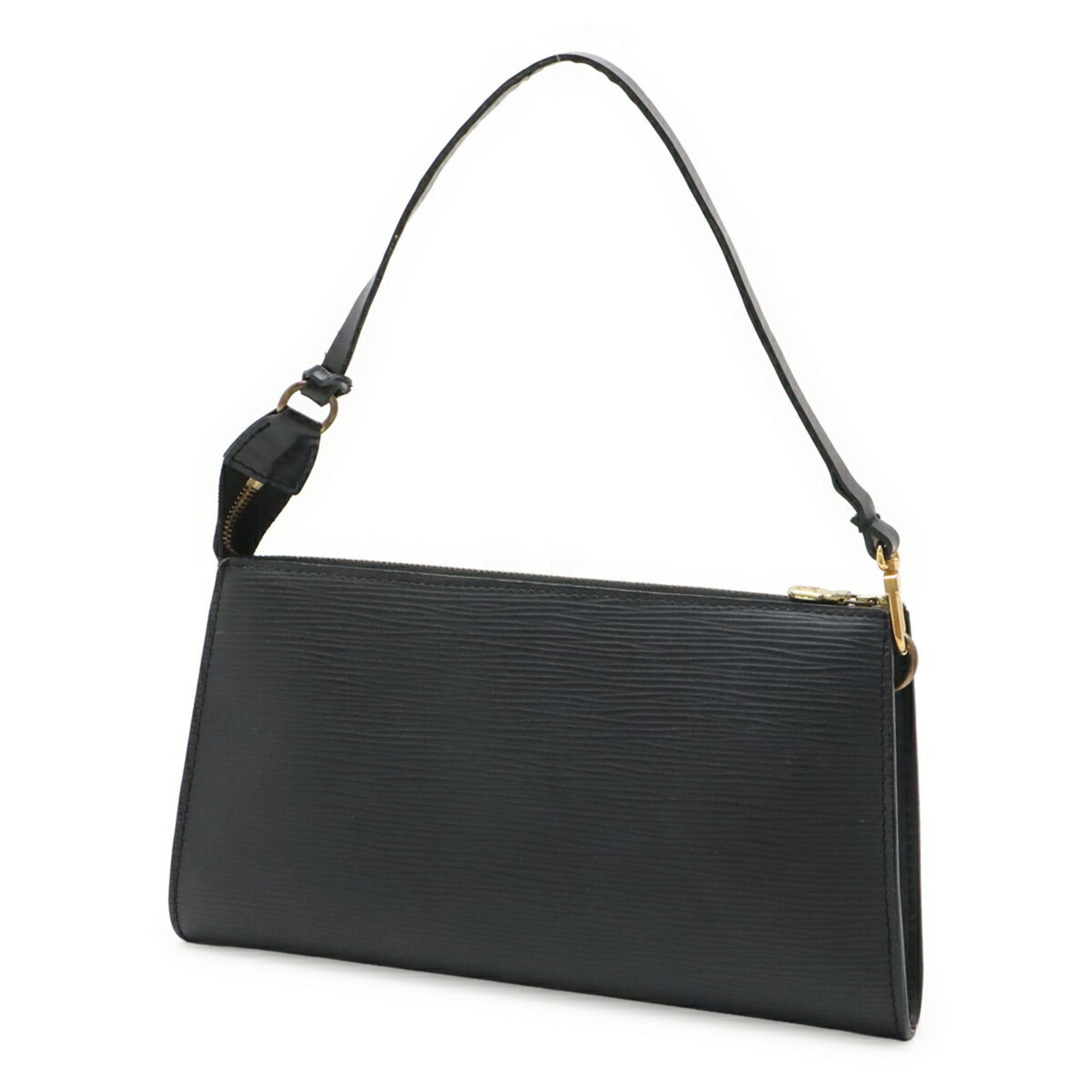 Louis Vuitton Noir Epi Leather Handbag Pochette Pouch (Pre-Owned)