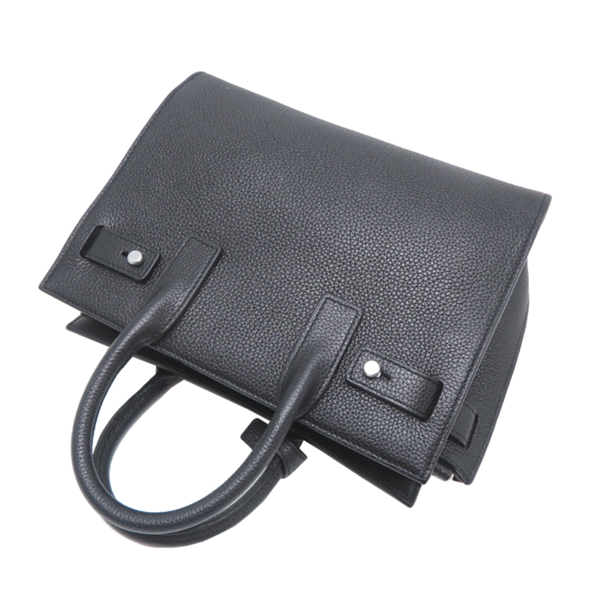 Saint Laurent Black Leather Handbag (Pre-Owned)