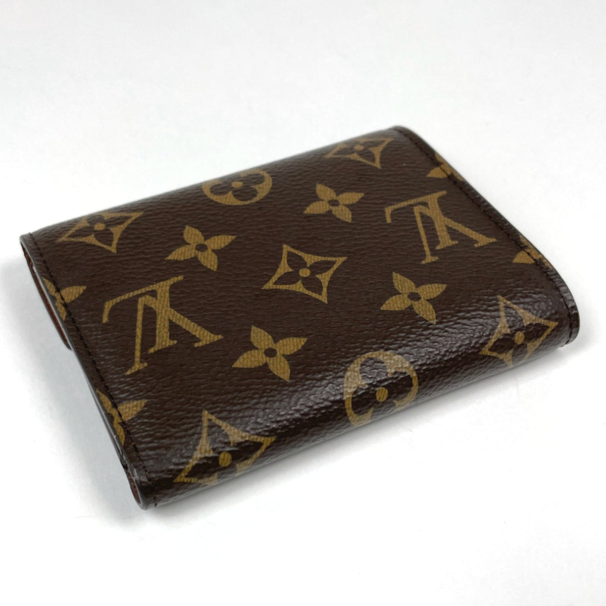 Louis Vuitton Brown Monogram Wallet (Tri-Fold) (Pre-Owned)