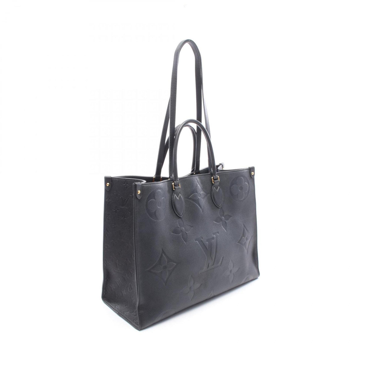 Louis Vuitton Black Monogram Empreinte Leather Handbag Tote Bag (Pre-Owned)