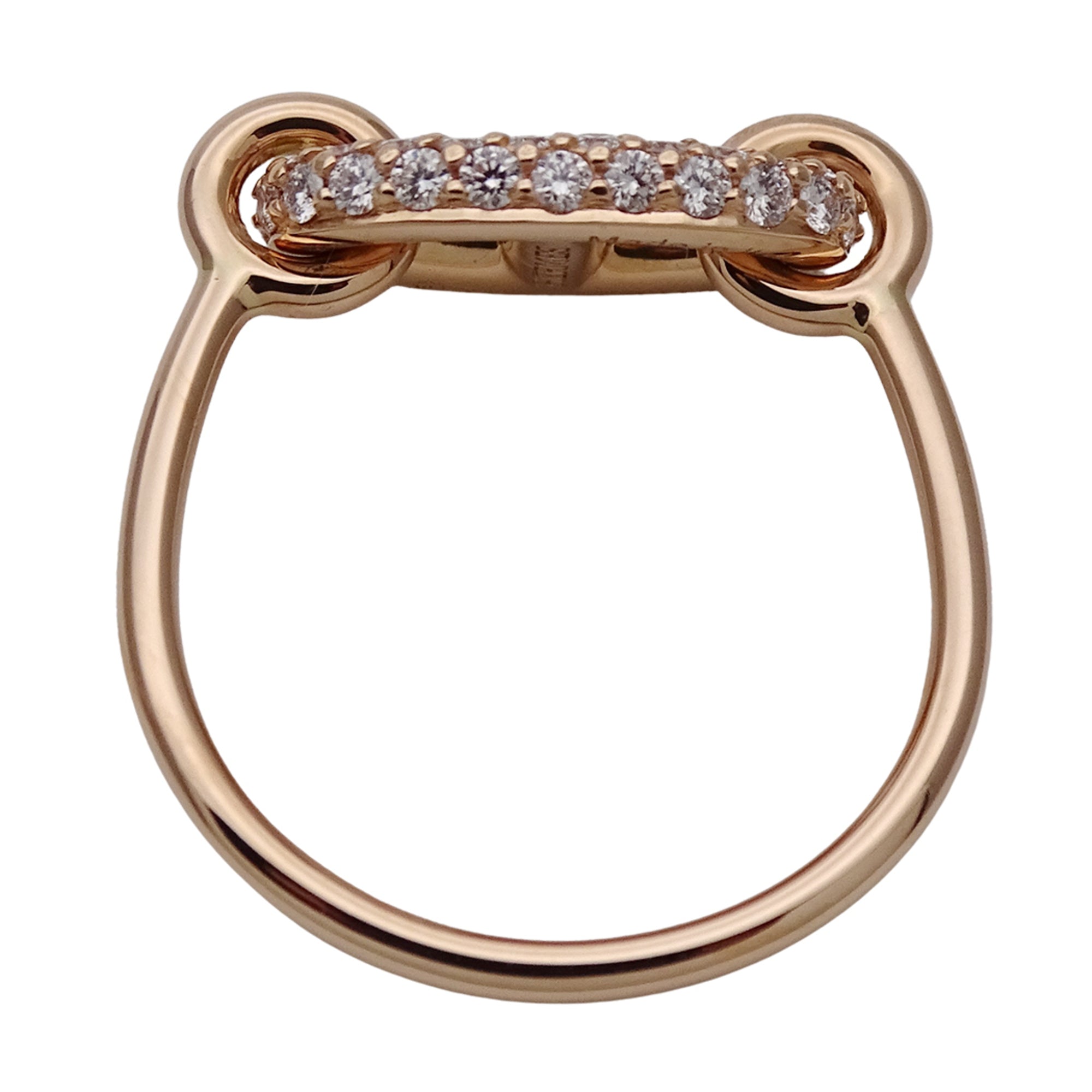 Hermes Pink Gold Pink Gold (18K) Band Ring (Pre-Owned)