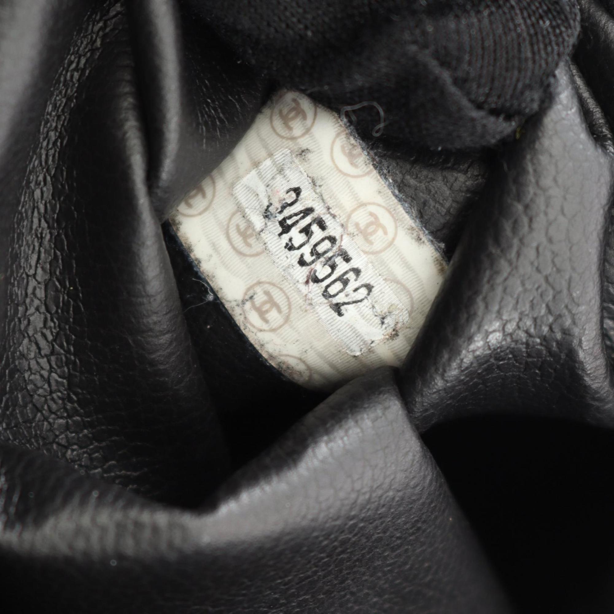 Chanel Black Grained Calfskin Backpack (Pre-Owned)