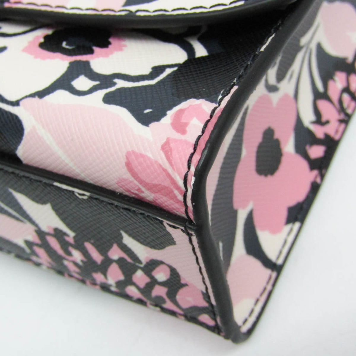 Kate Spade Black Pink Pvc Handbag Shoulder Bag (Pre-Owned)