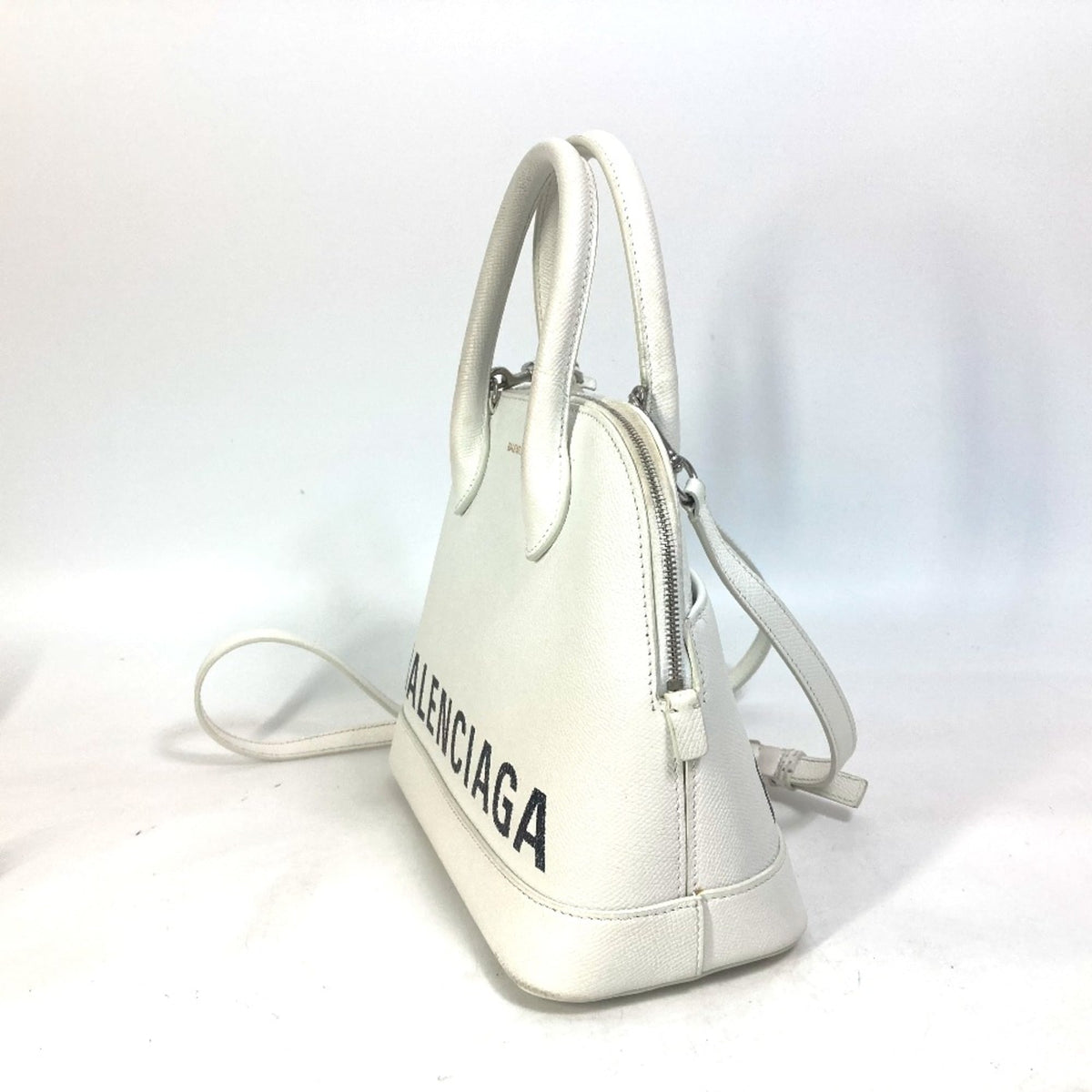Balenciaga White Leather Handbag (Pre-Owned)