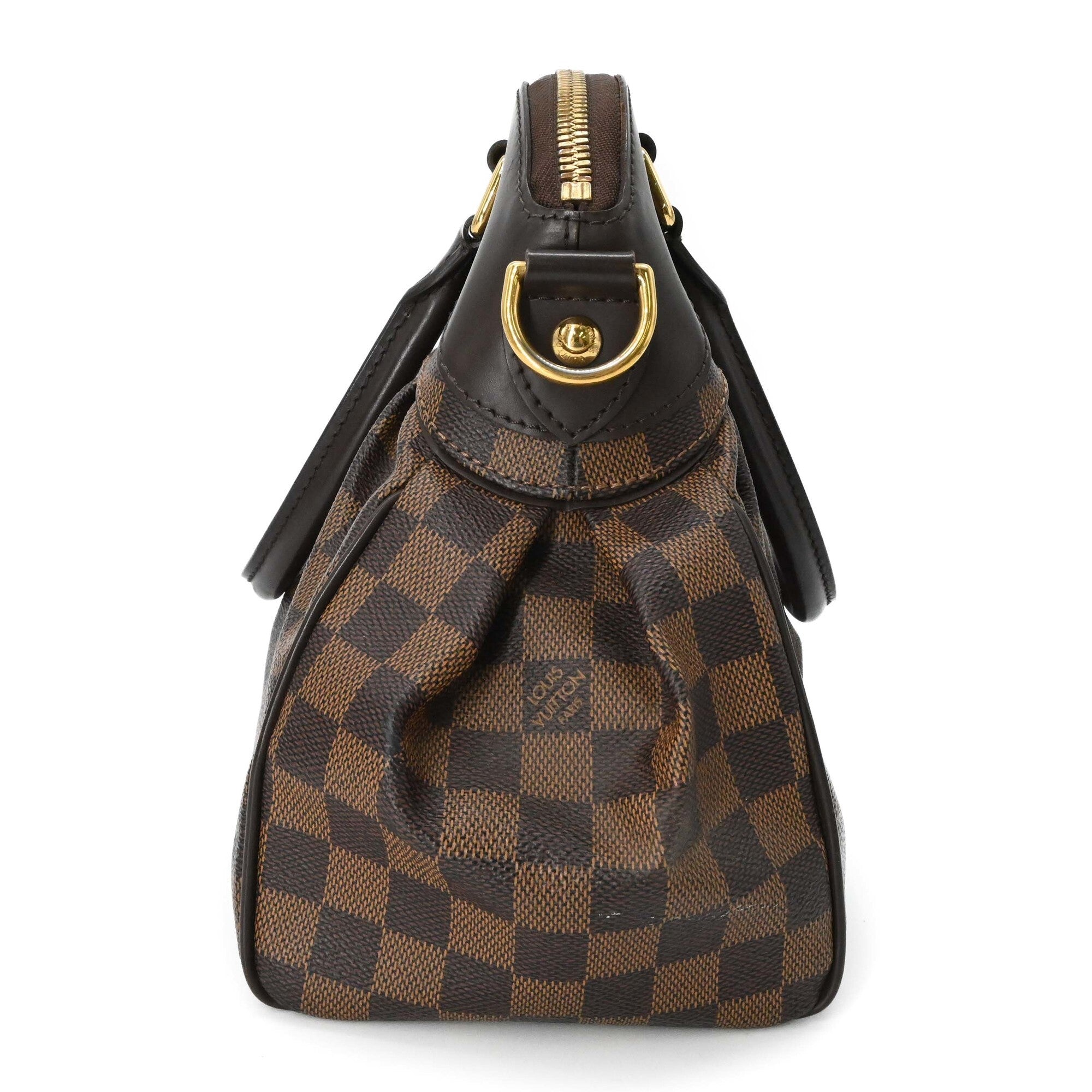 Louis Vuitton Brown Damier Canvas Handbag Shoulder Bag (Pre-Owned)