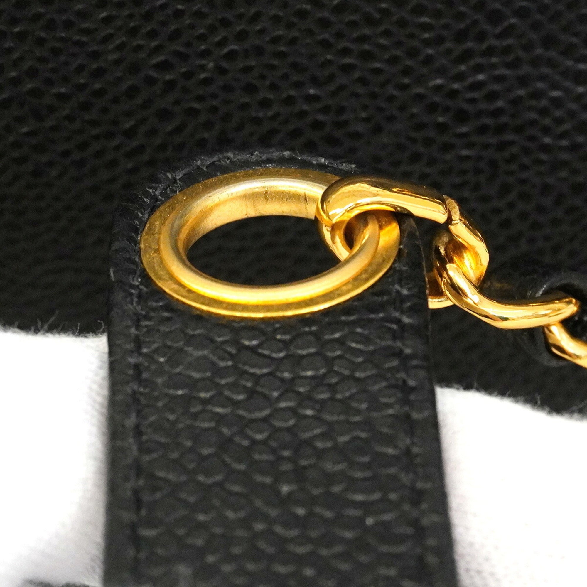 Chanel Black Grained Calfskin Tote Bag (Pre-Owned)