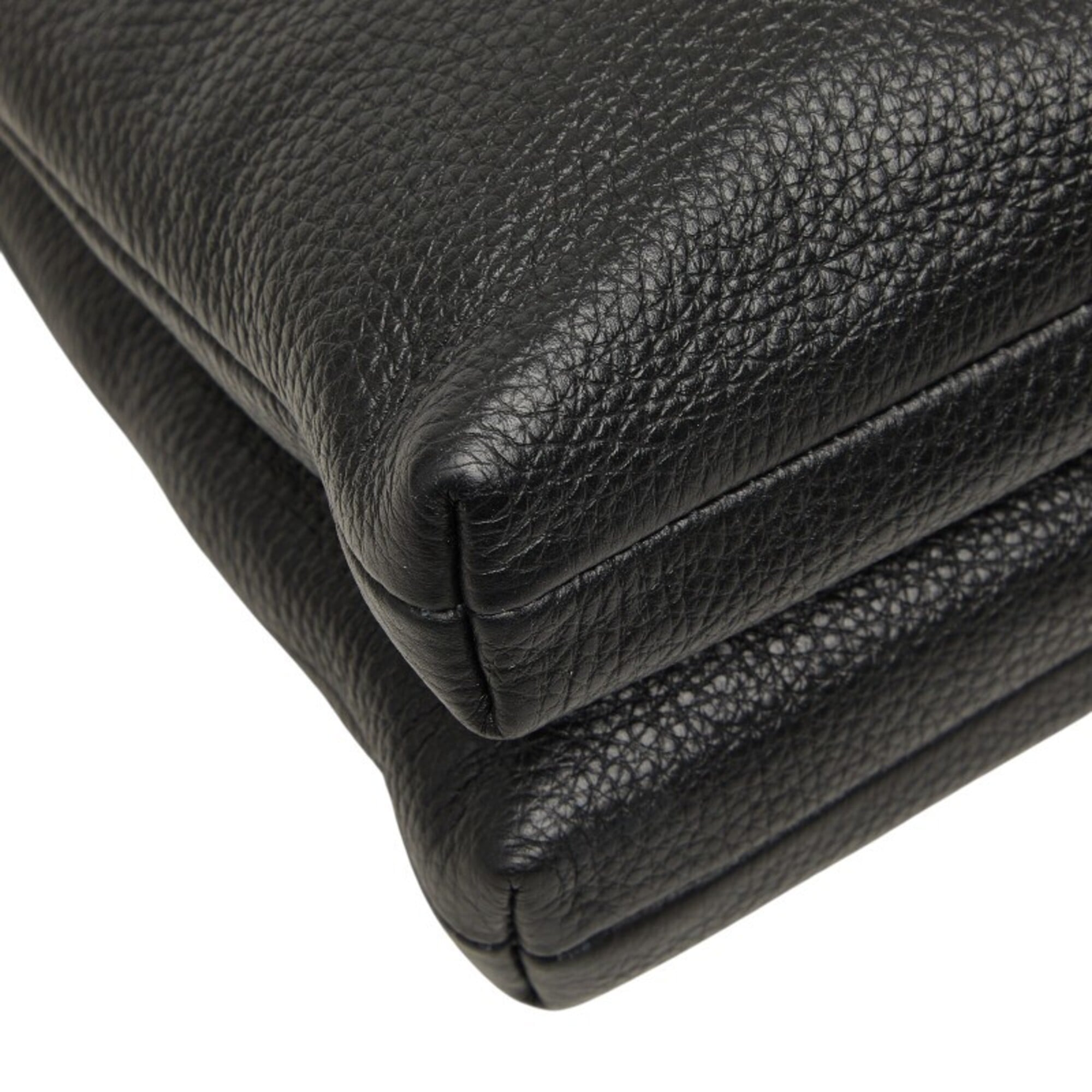 Coach Black Leather Shoulder Bag (Pre-Owned)