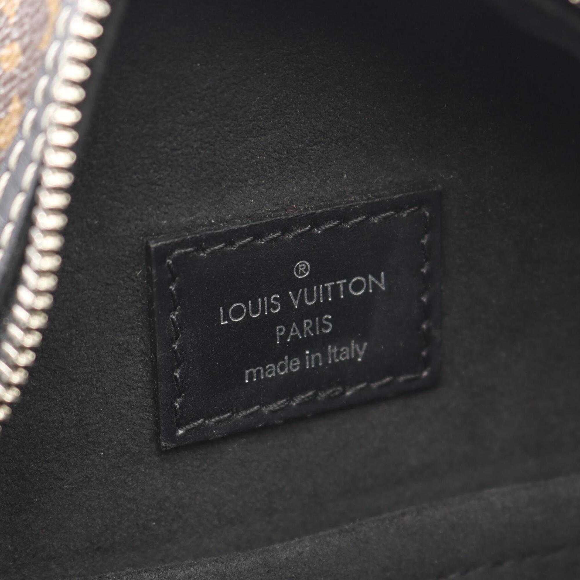 Louis Vuitton Brown Multi-Color White Coated Canvas Shoulder Bag (Pre-Owned)