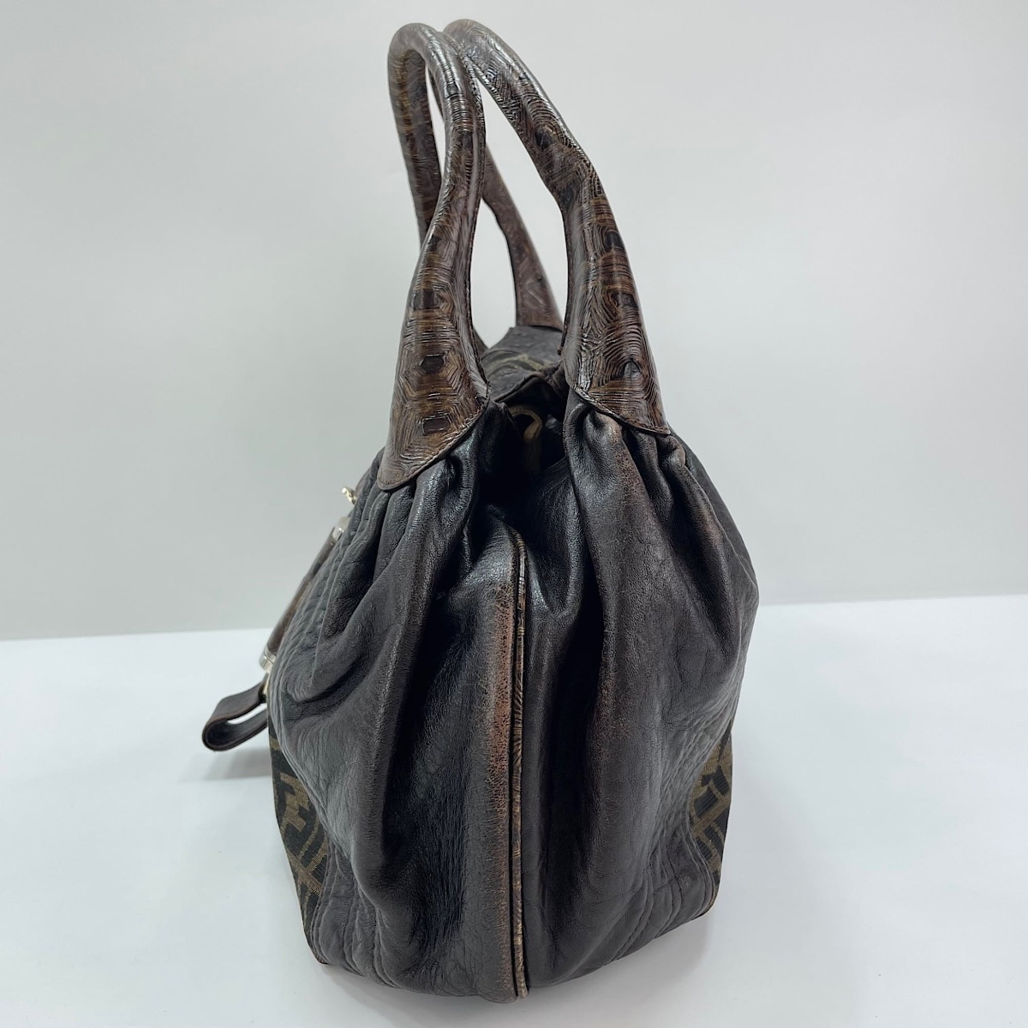 Fendi Brown Zucca Tote Bag (Pre-Owned)