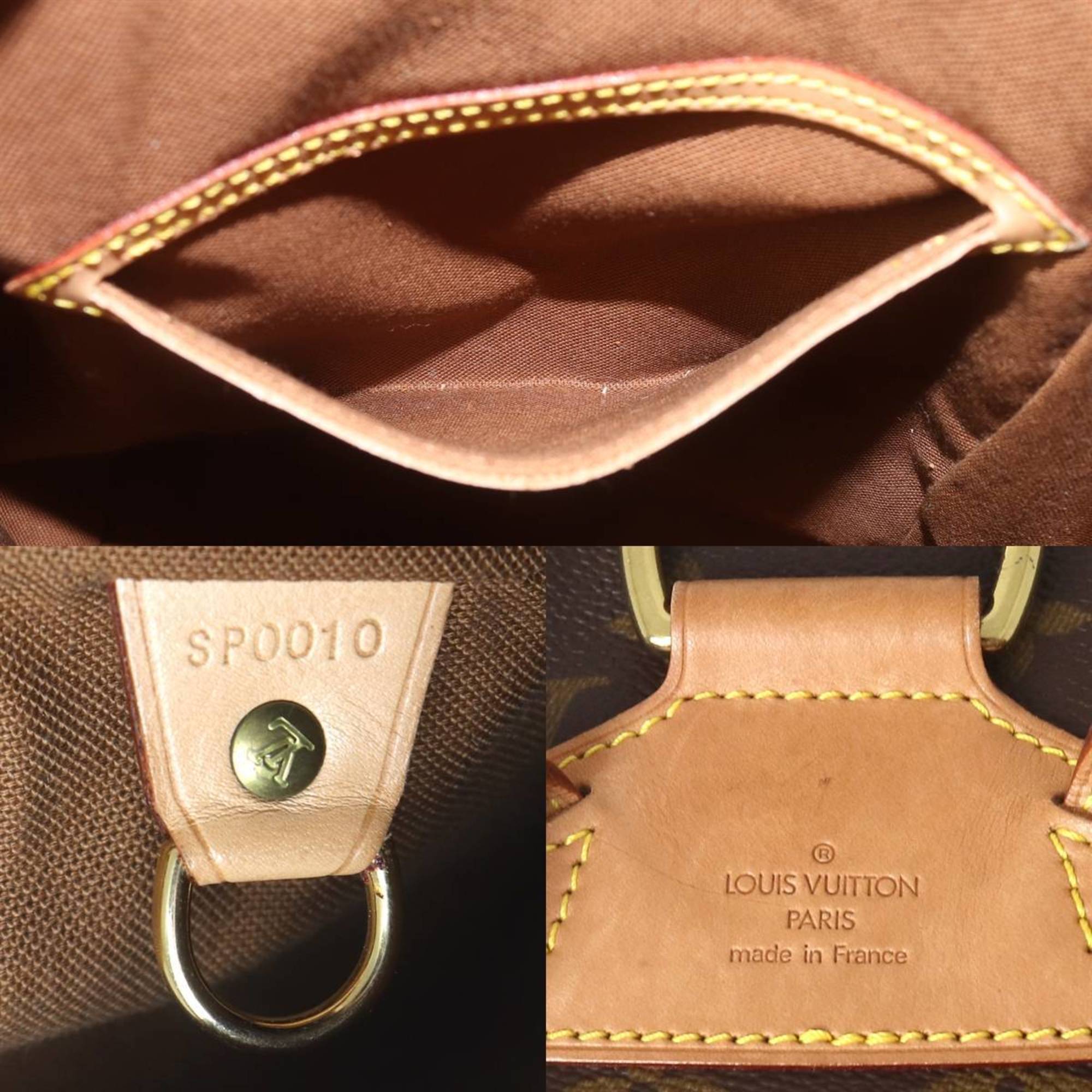 Louis Vuitton Monogram Leather Backpack (Pre-Owned)