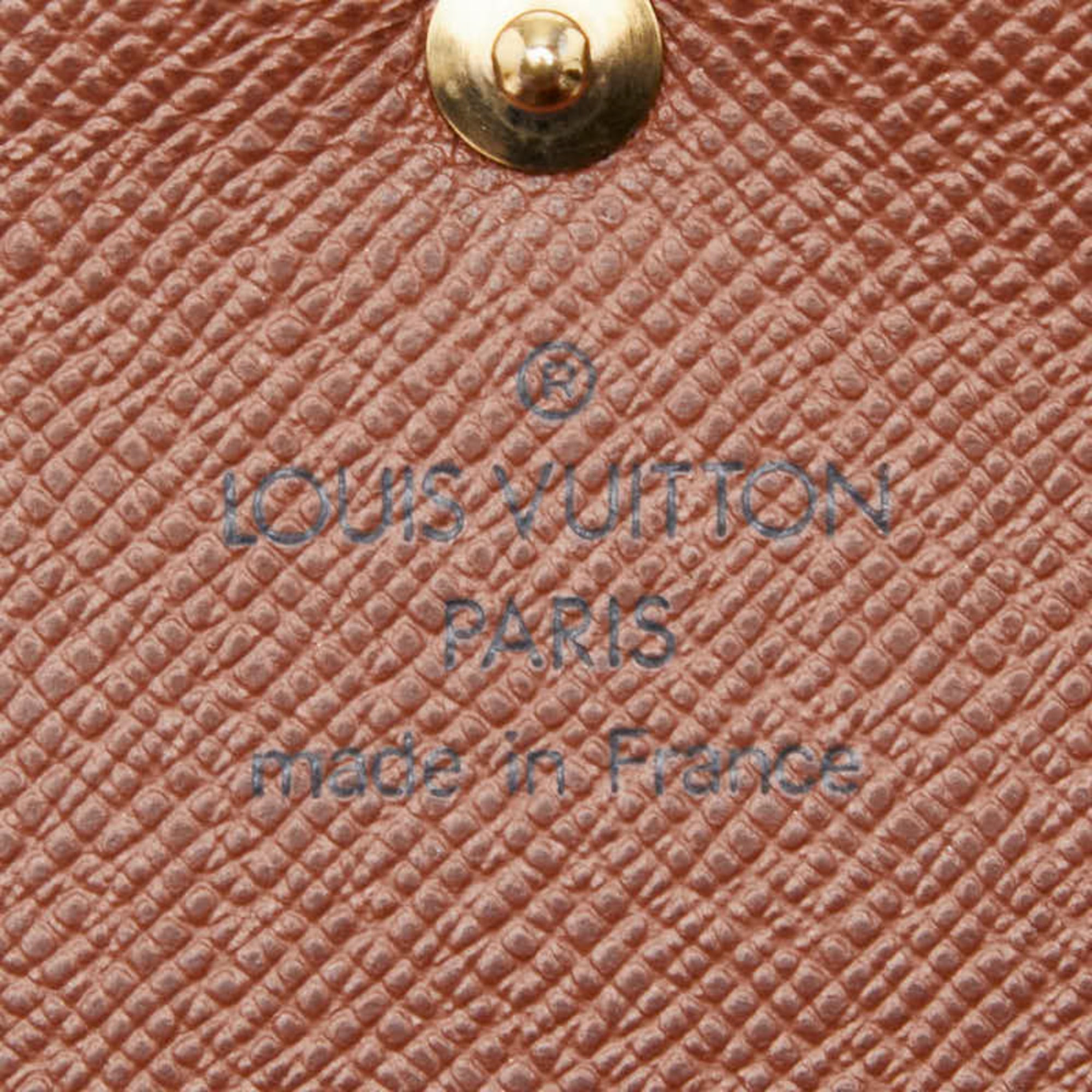Louis Vuitton Monogram Brown Pvc Leather Wallet (Bi-Fold) (Pre-Owned)