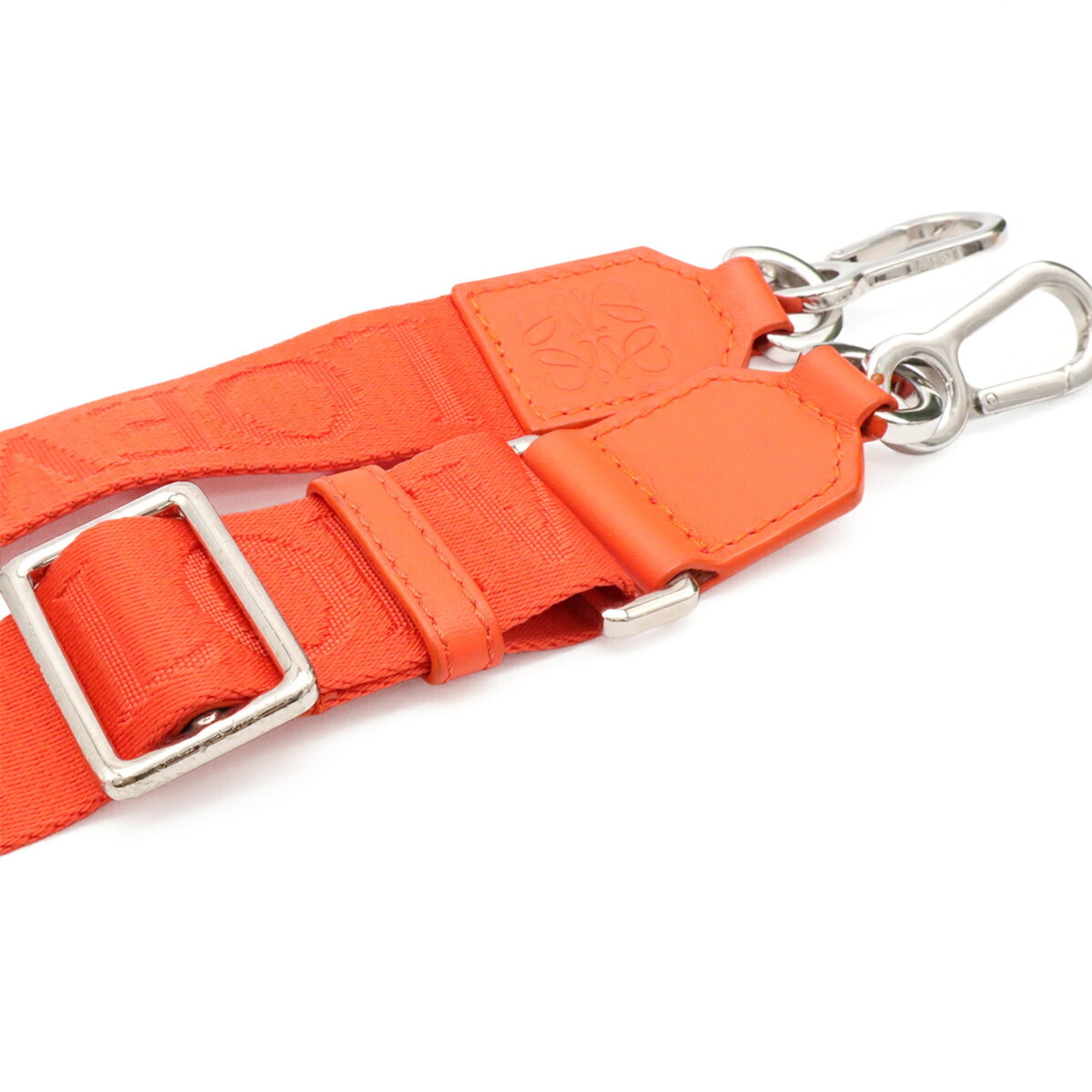 Loewe Green Khaki Orange Nylon Messenger Bag Shoulder Bag (Pre-Owned)