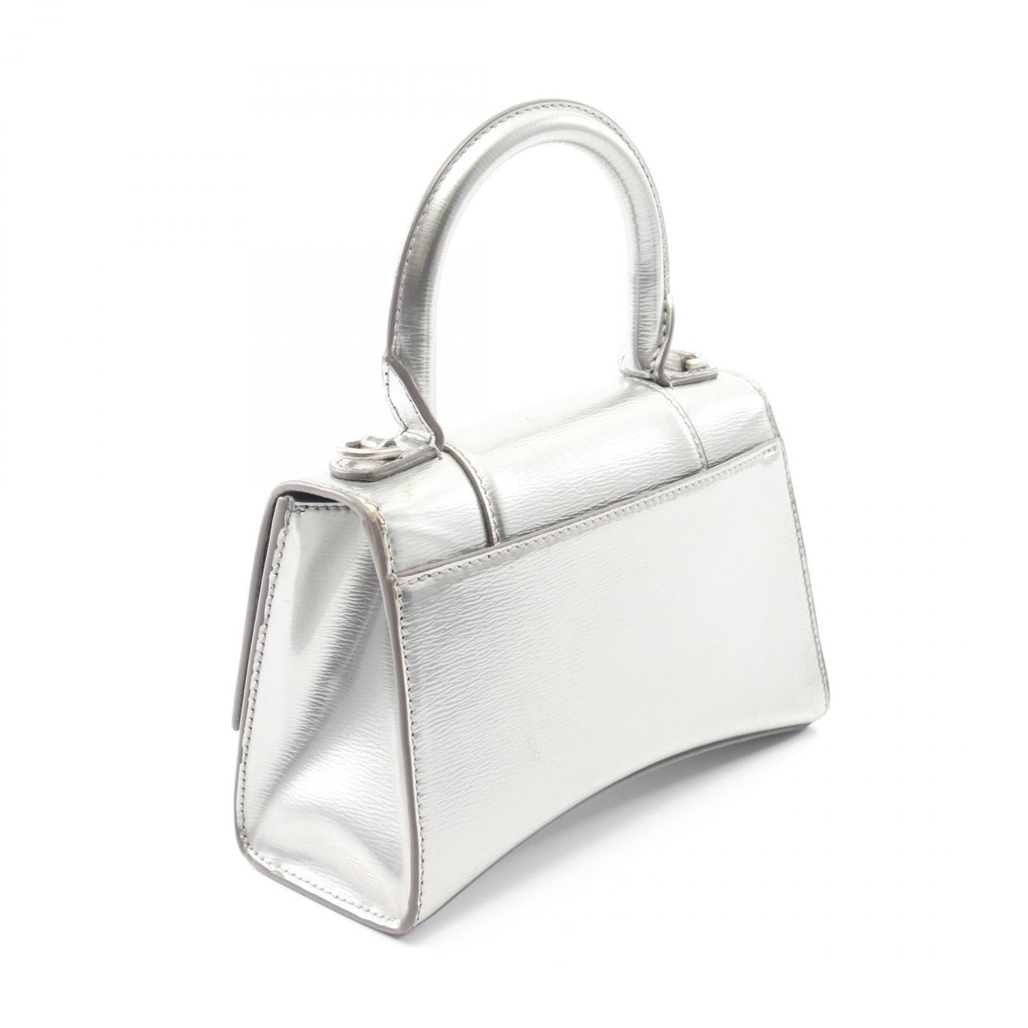 Balenciaga Silver Leather Handbag (Pre-Owned)