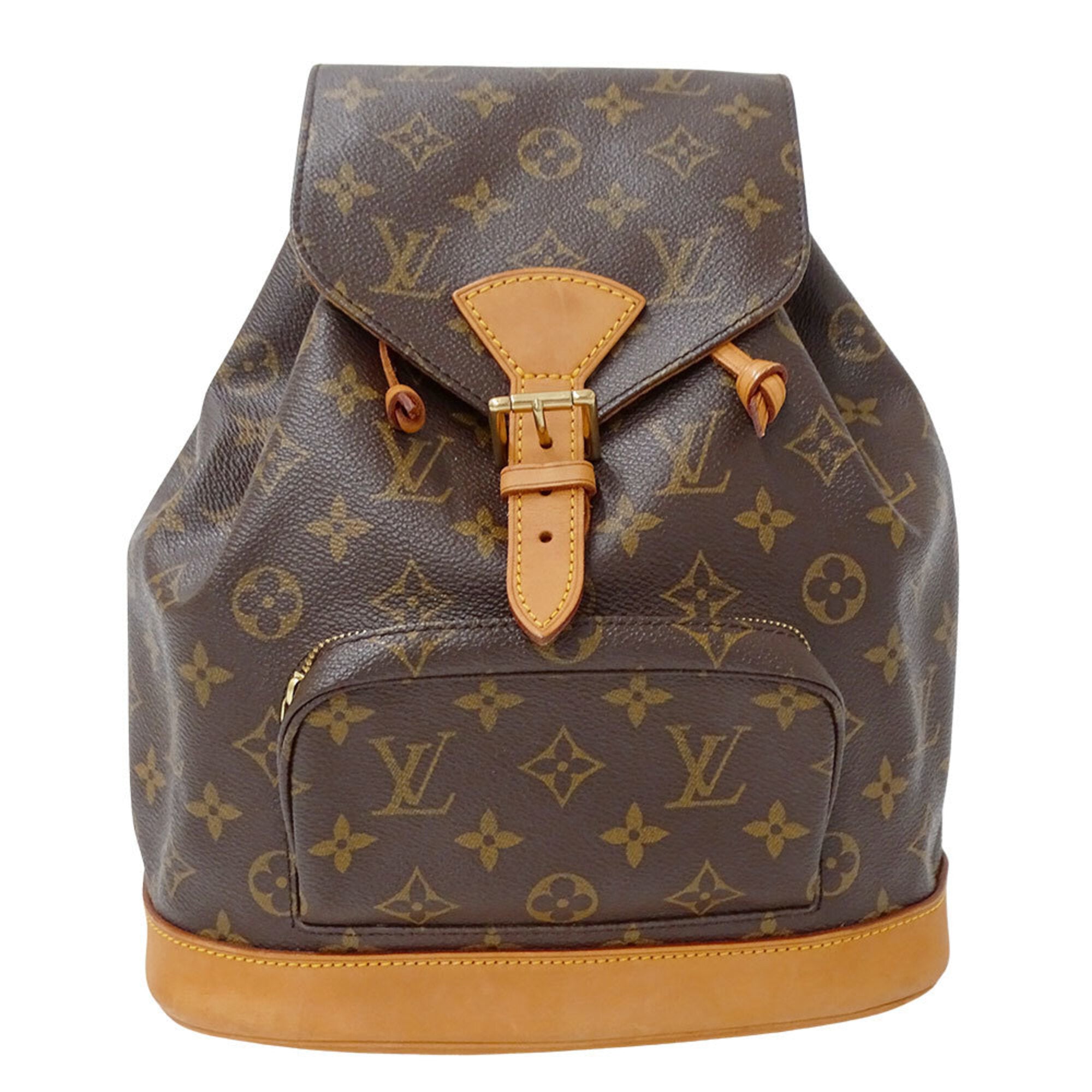 Louis Vuitton Brown Monogram Canvas Backpack (Pre-Owned)