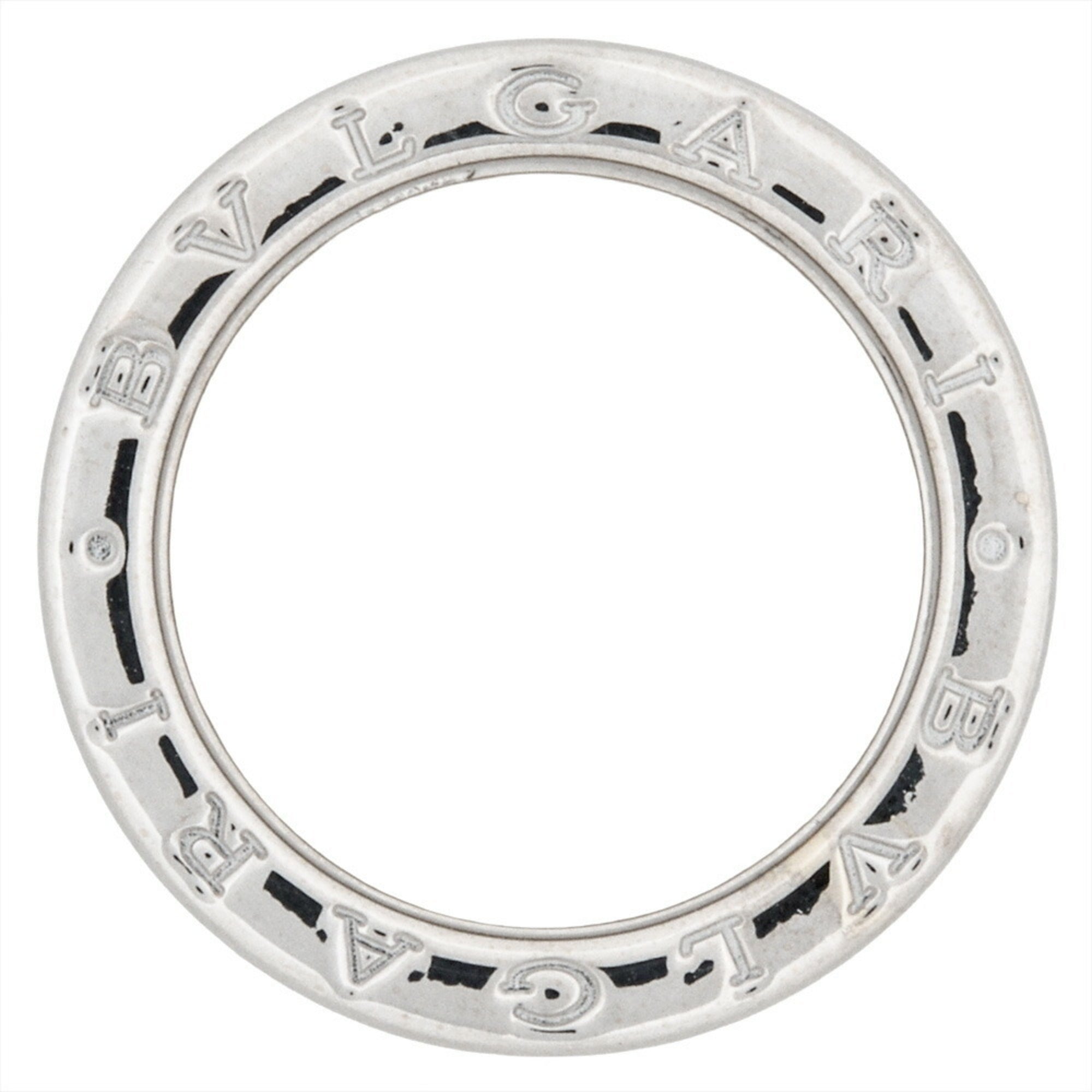 Bvlgari B.Zero1 Black Enamel Lacquer Band Ring (Pre-Owned)