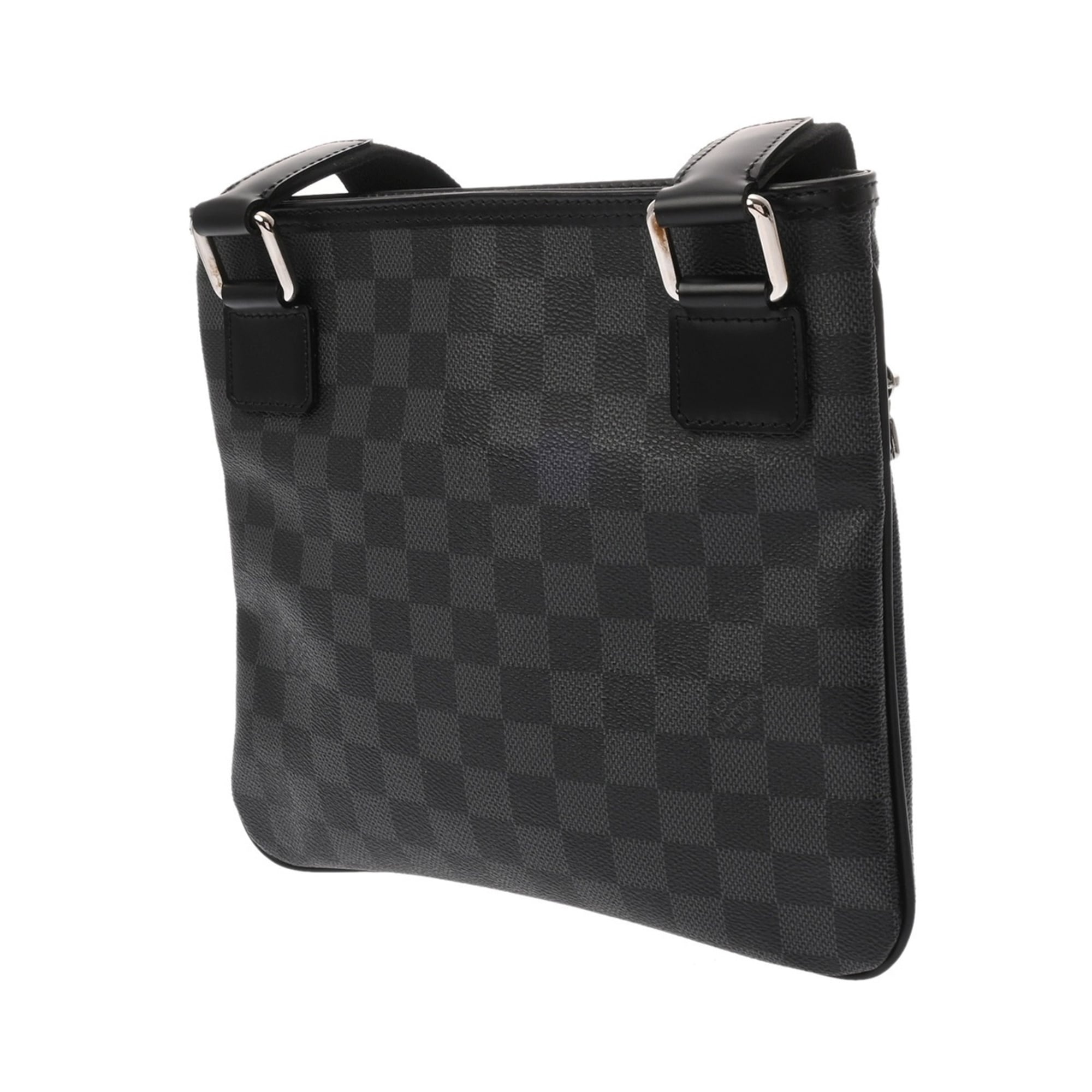 Louis Vuitton Damier Graphite Black Gray Damier Graphite Shoulder Bag (Pre-Owned)
