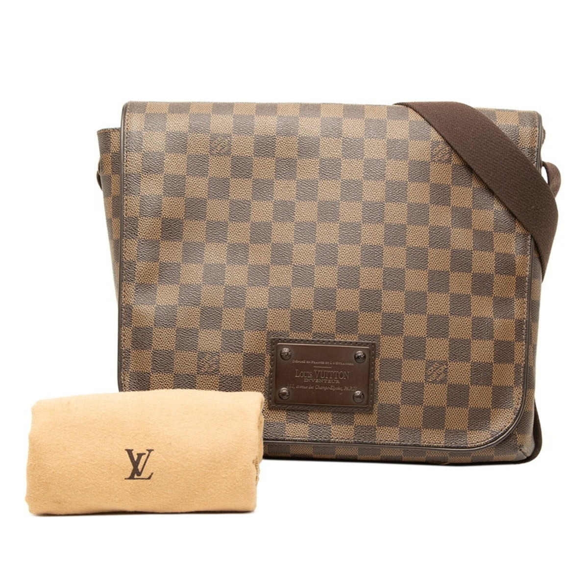 Louis Vuitton Brown Pvc Leather Shoulder Bag (Pre-Owned)