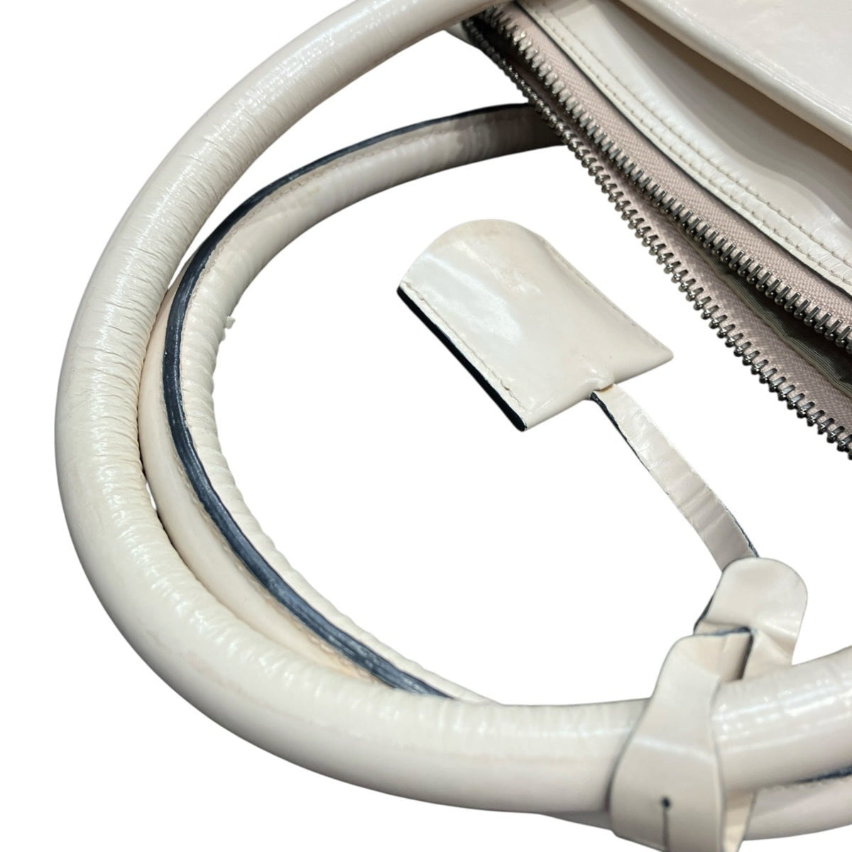 Loewe White Leather Handbag (Pre-Owned)