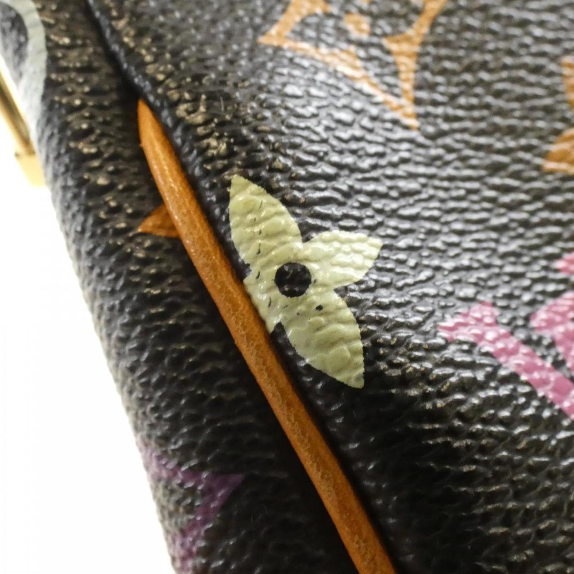 Louis Vuitton Black Multi-Color Coated Canvas Pochette Pouch (Pre-Owned)