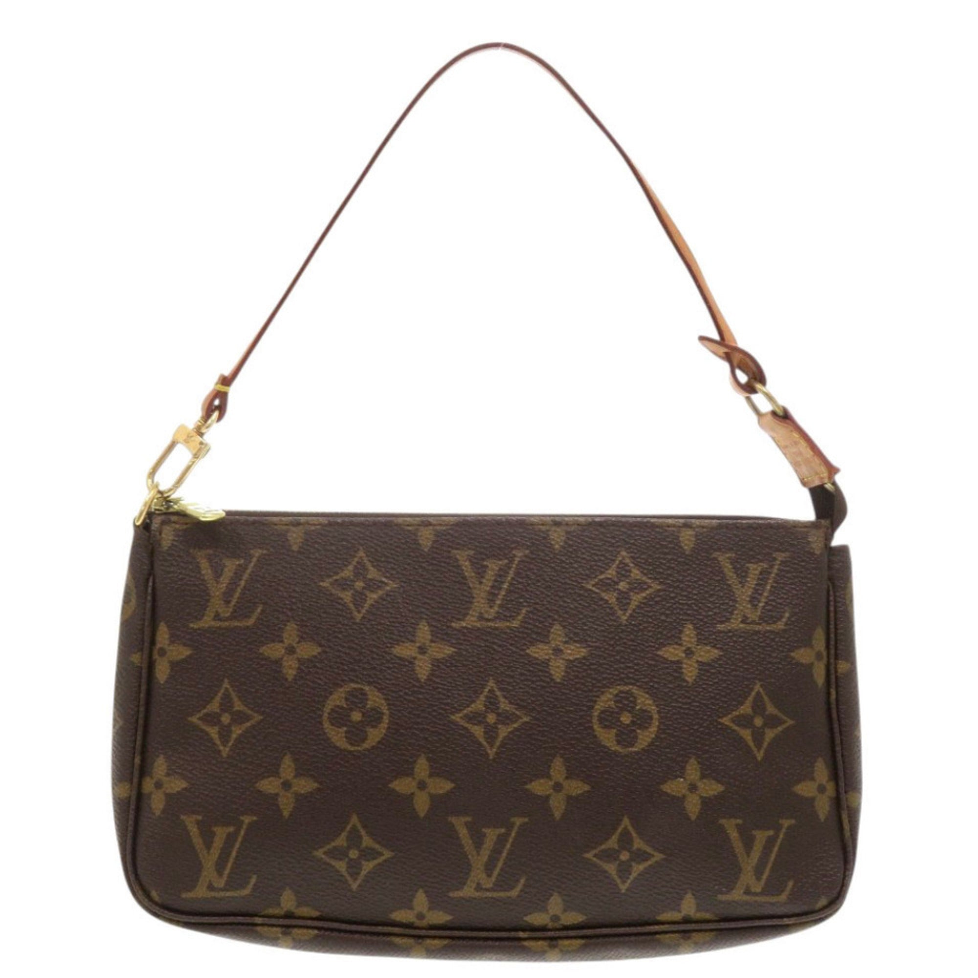 Louis Vuitton Brown Monogram Pochette Pouch (Pre-Owned)