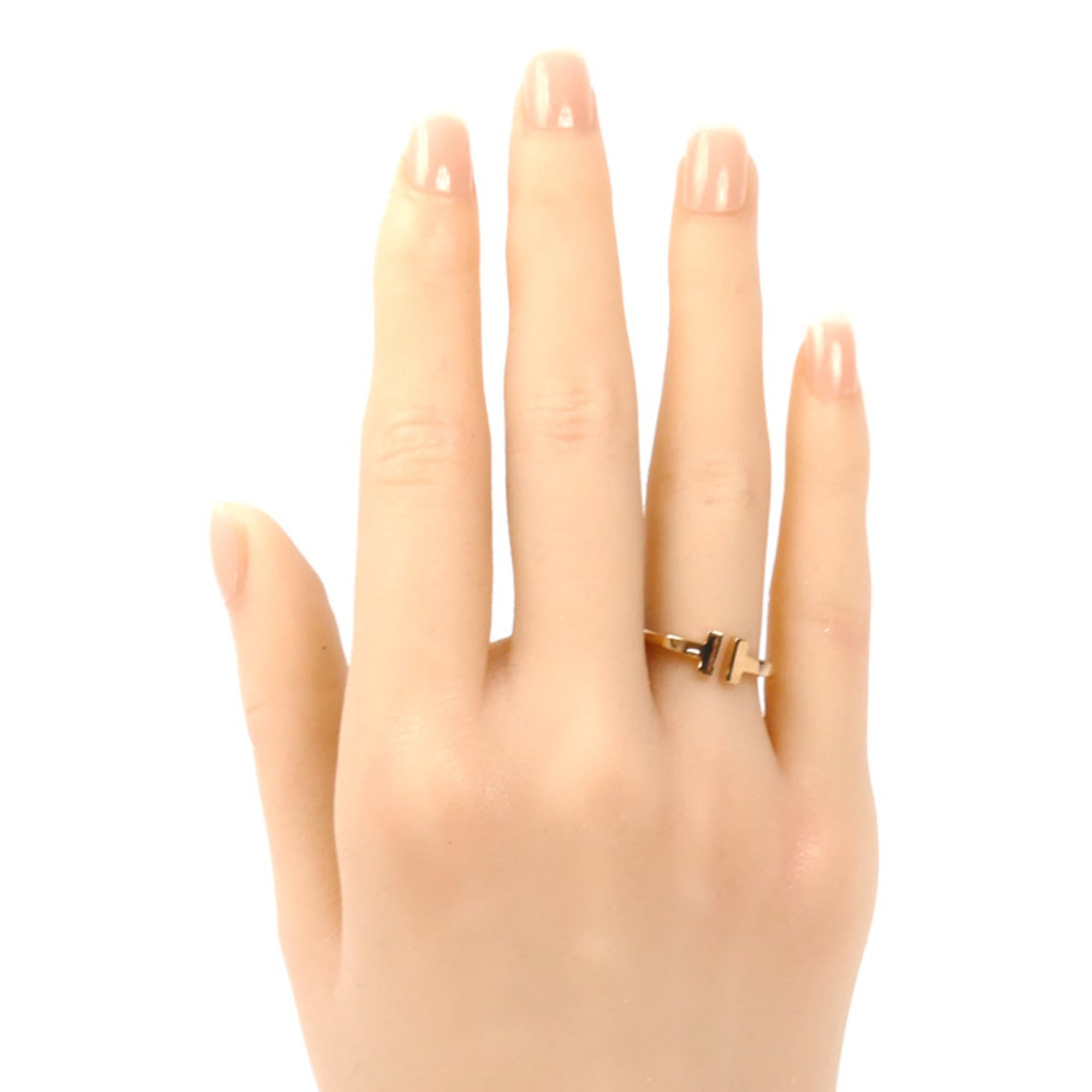 Tiffany Pink Gold (18K) Band Ring (Pre-Owned)