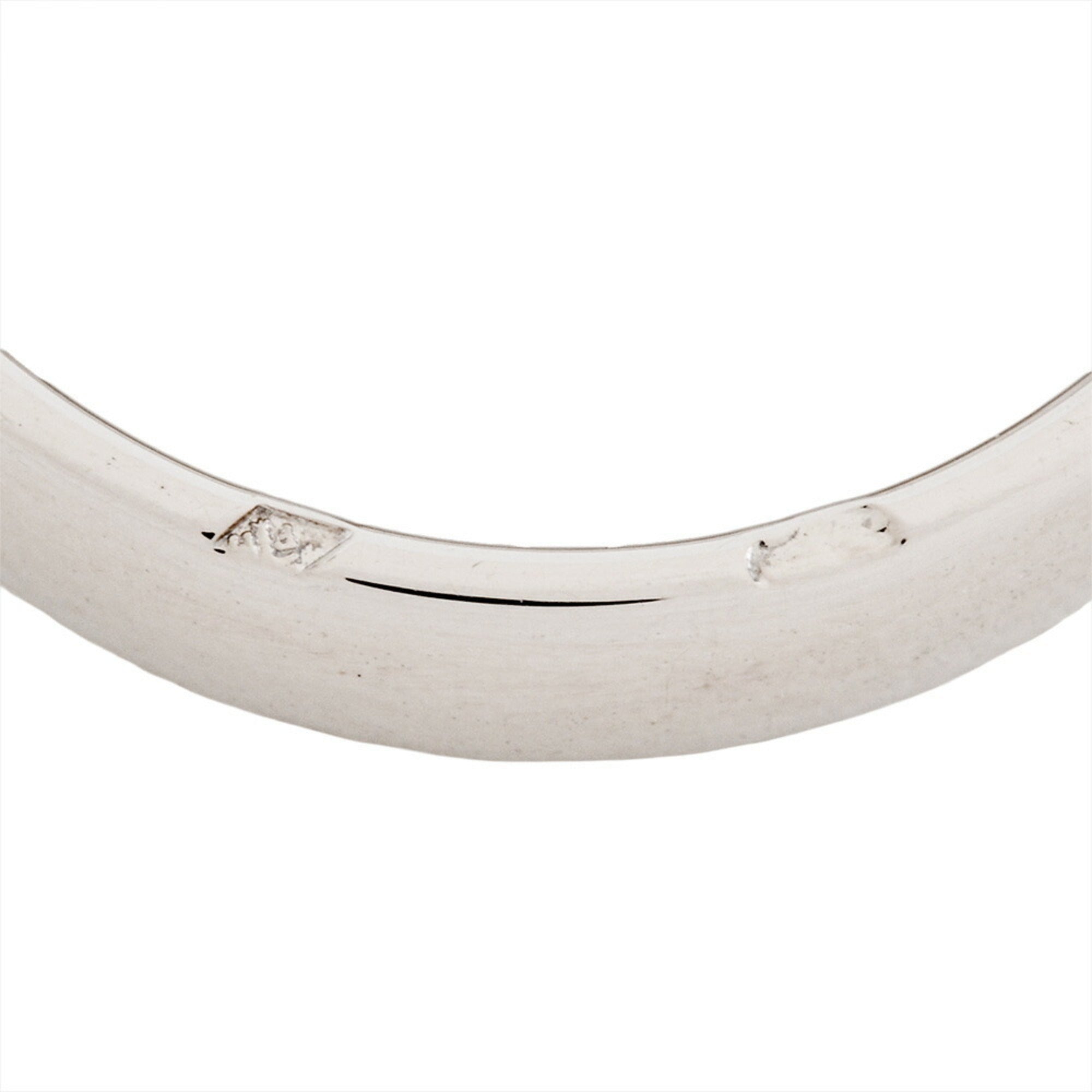 Hermes White Gold (18K) Band Ring (Pre-Owned)